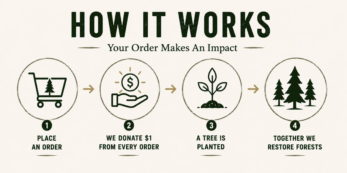 How it works one order makes an impact graphic