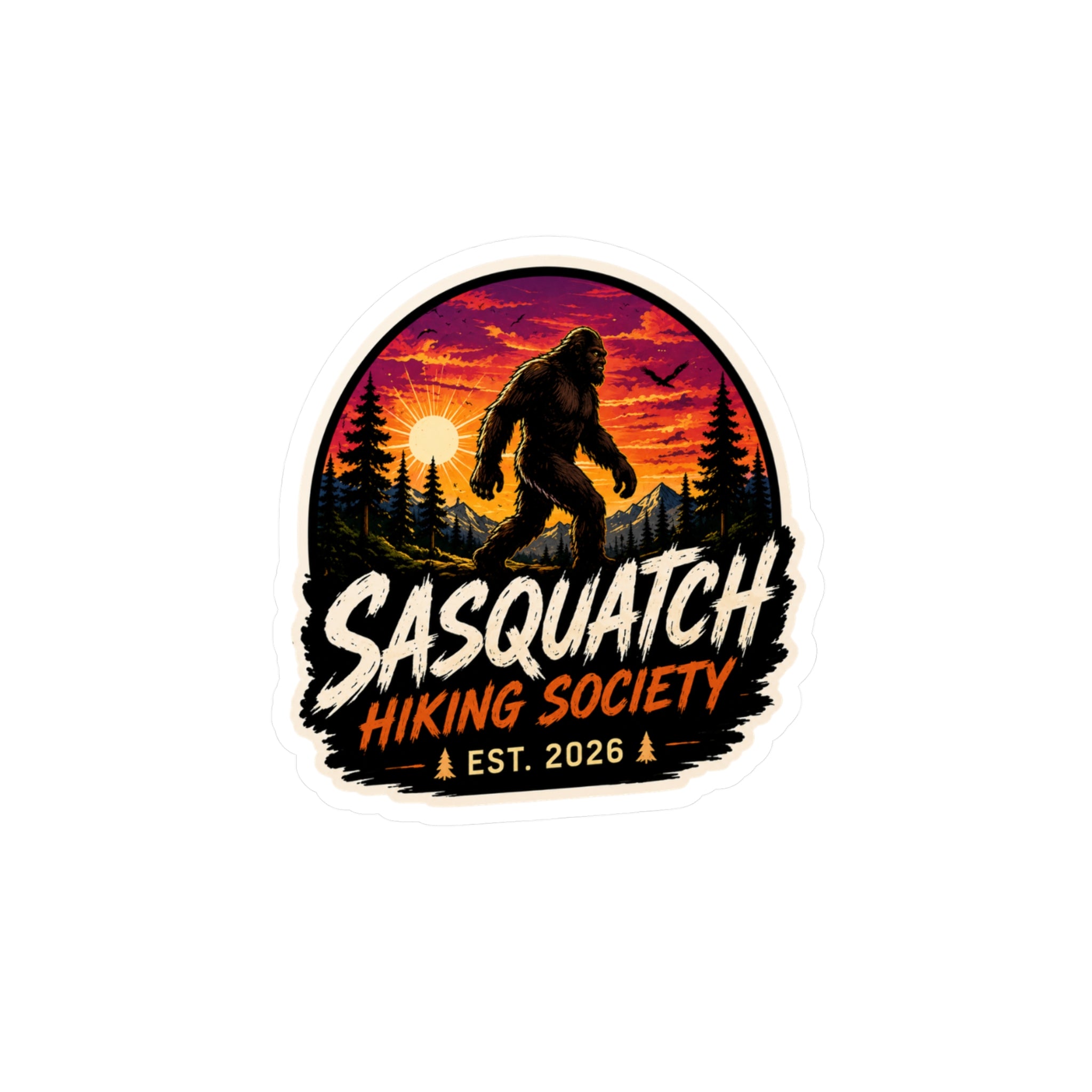 Bright Squatch Vinyl Decal