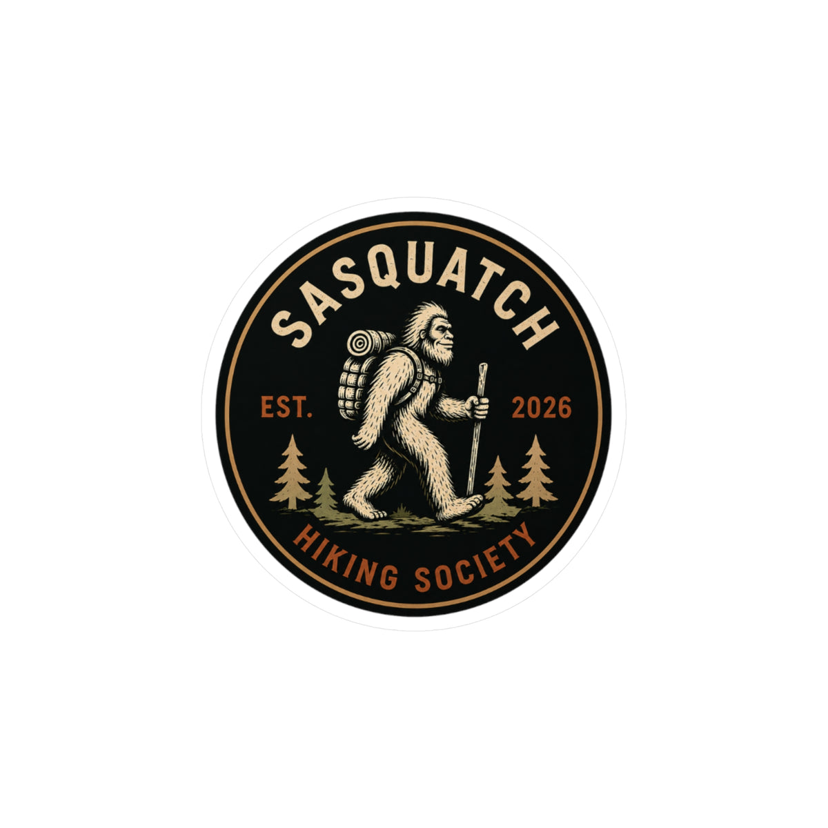 Sasquatch Trailblazer Vinyl Decal