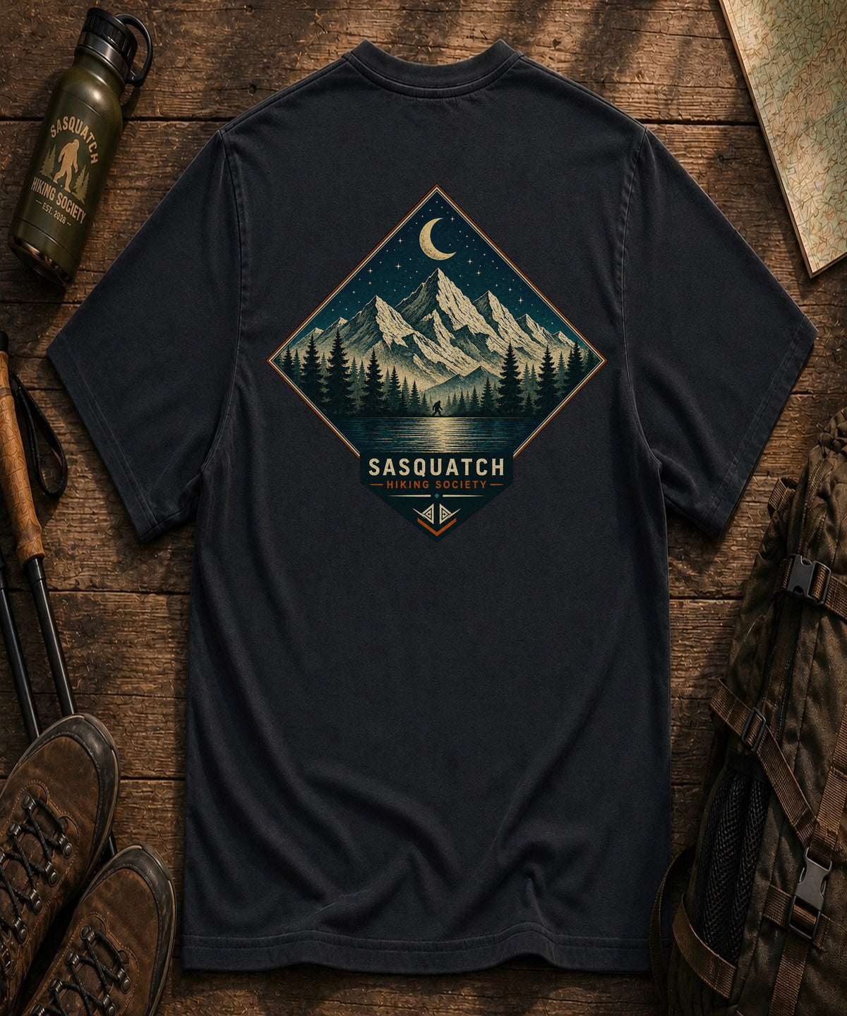 Geometric Night Tee