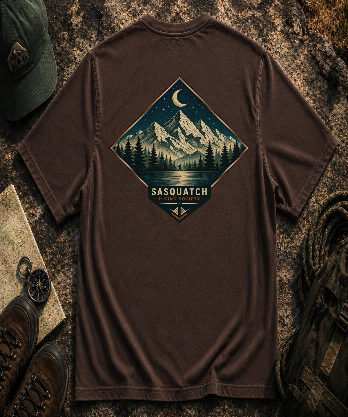 Geometric Night Tee