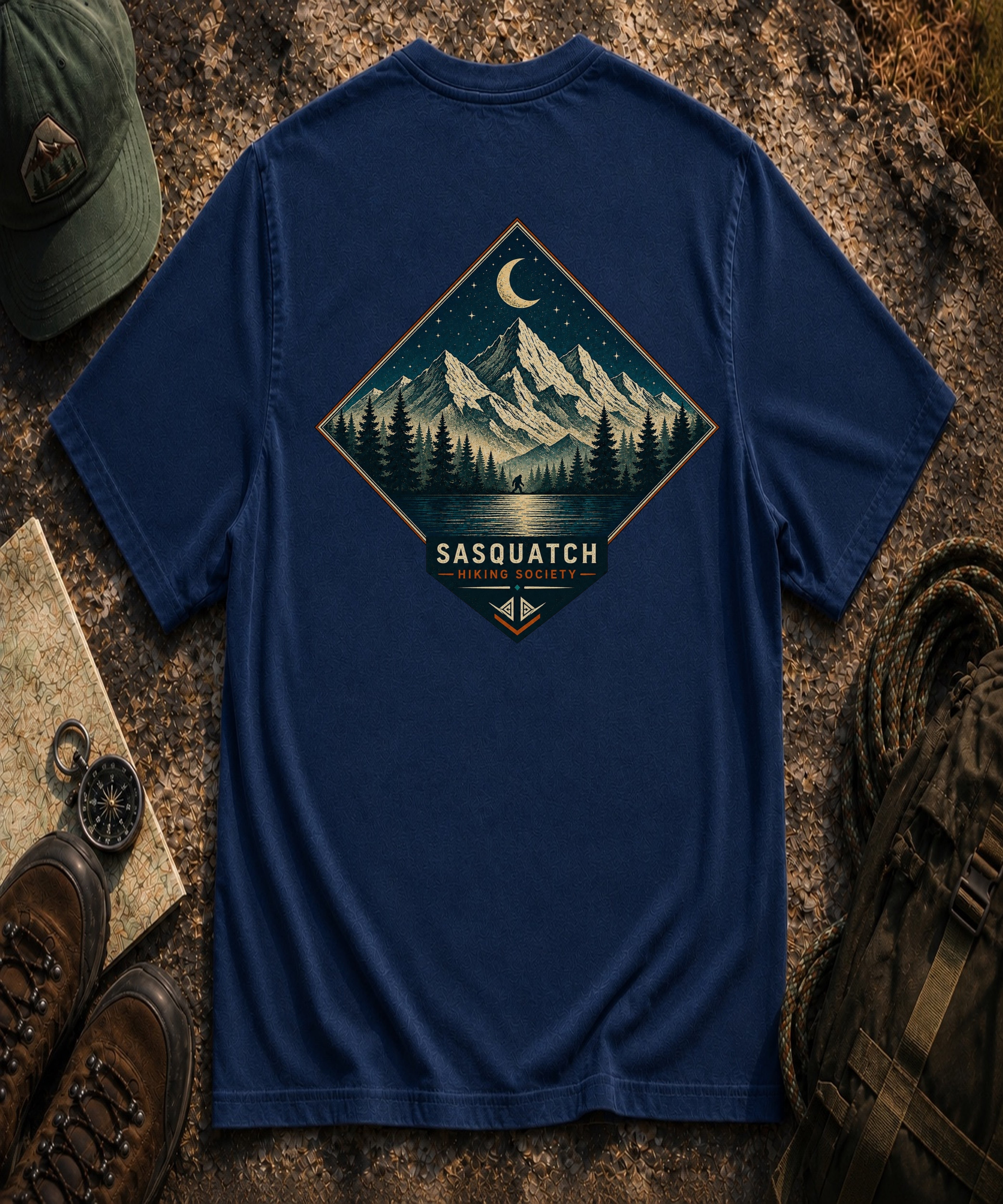 Geometric Night Tee