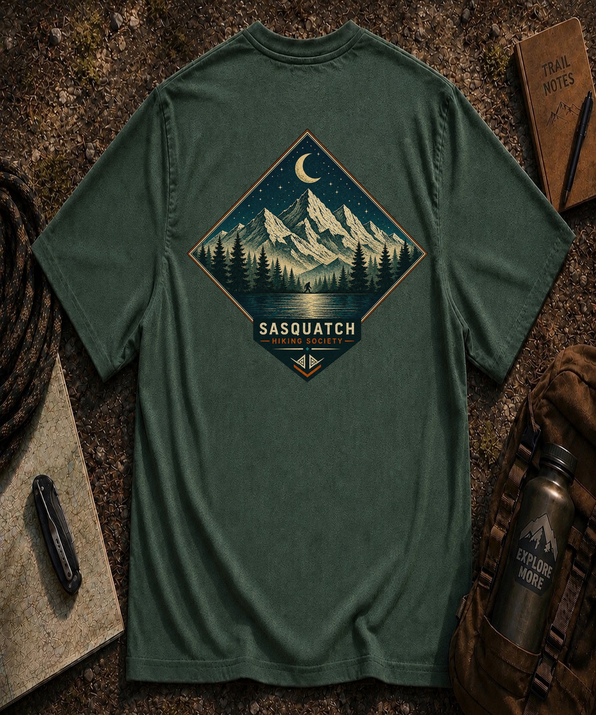 Geometric Night Tee