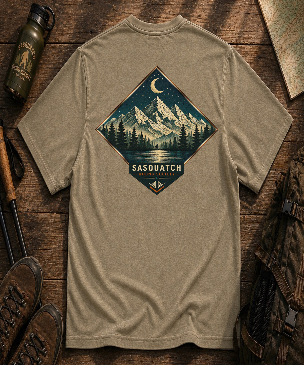 Geometric Night Tee