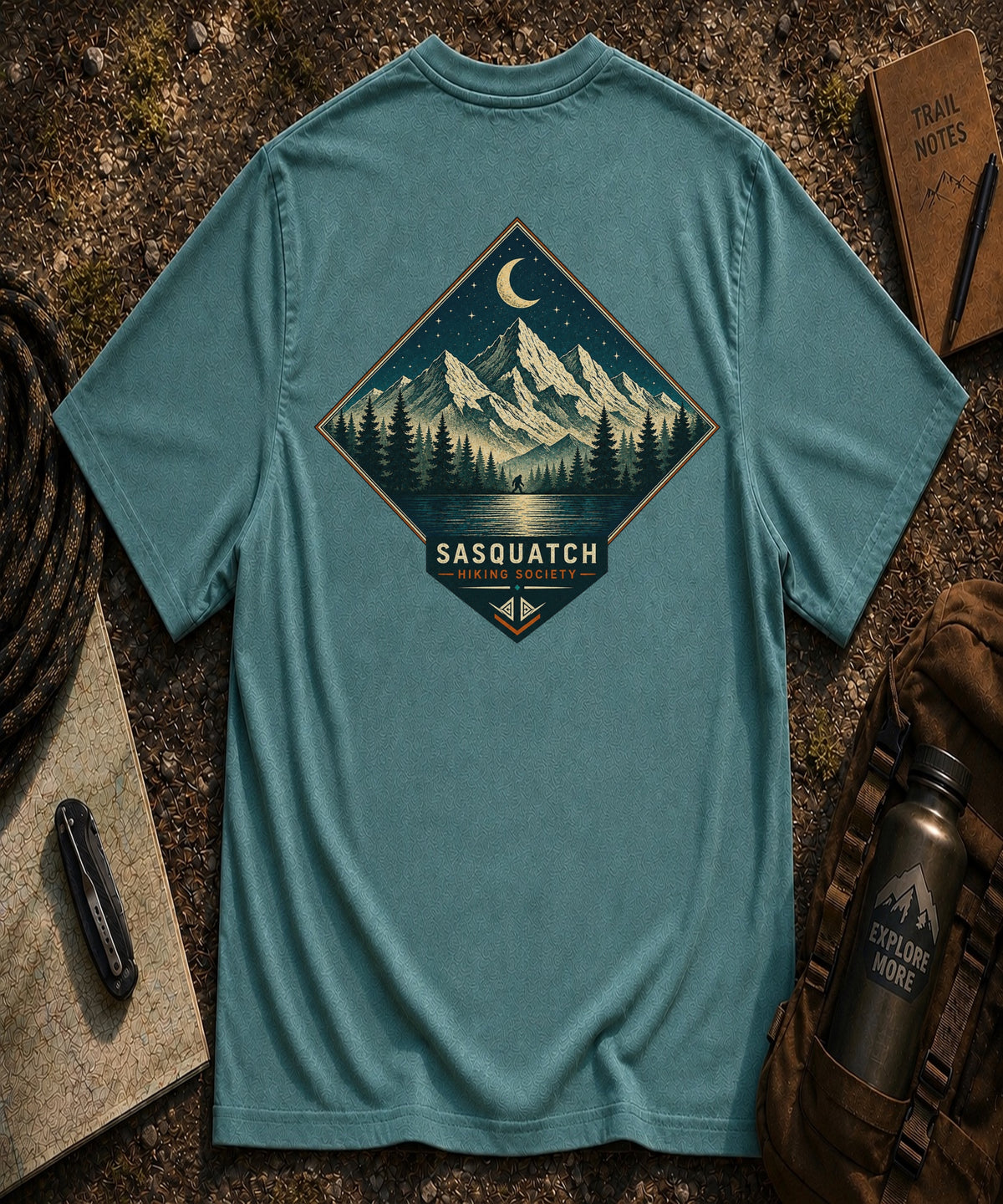 Geometric Night Tee