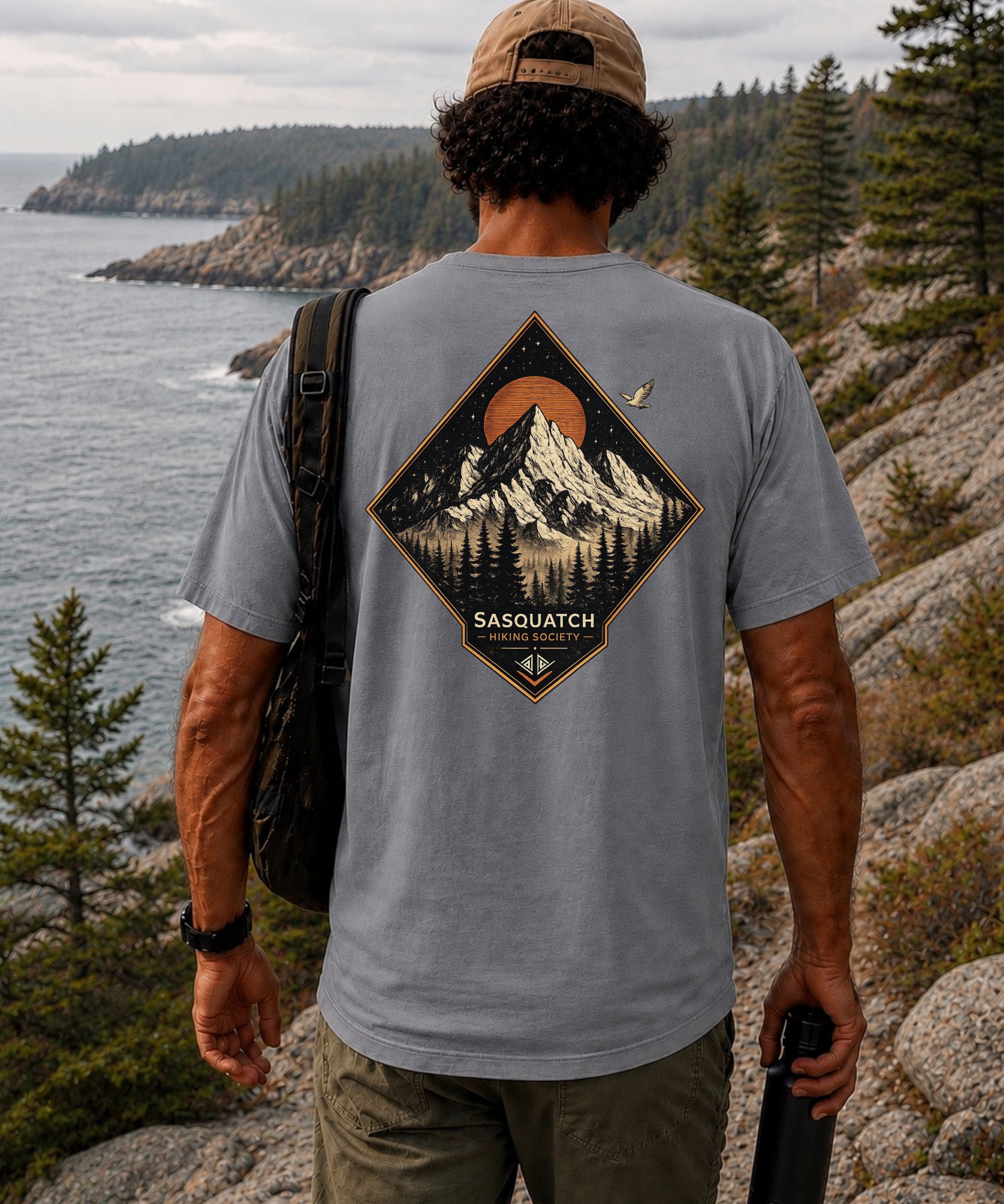 Geometric Eagle Tee