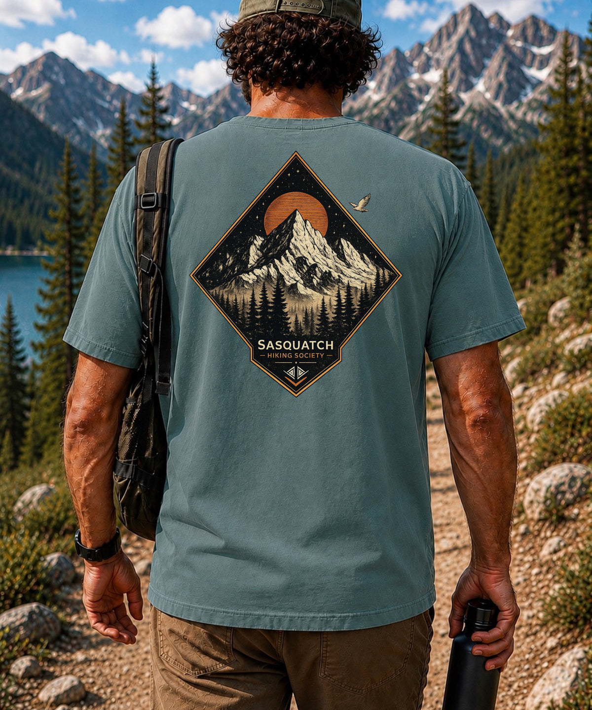 Geometric Eagle Tee