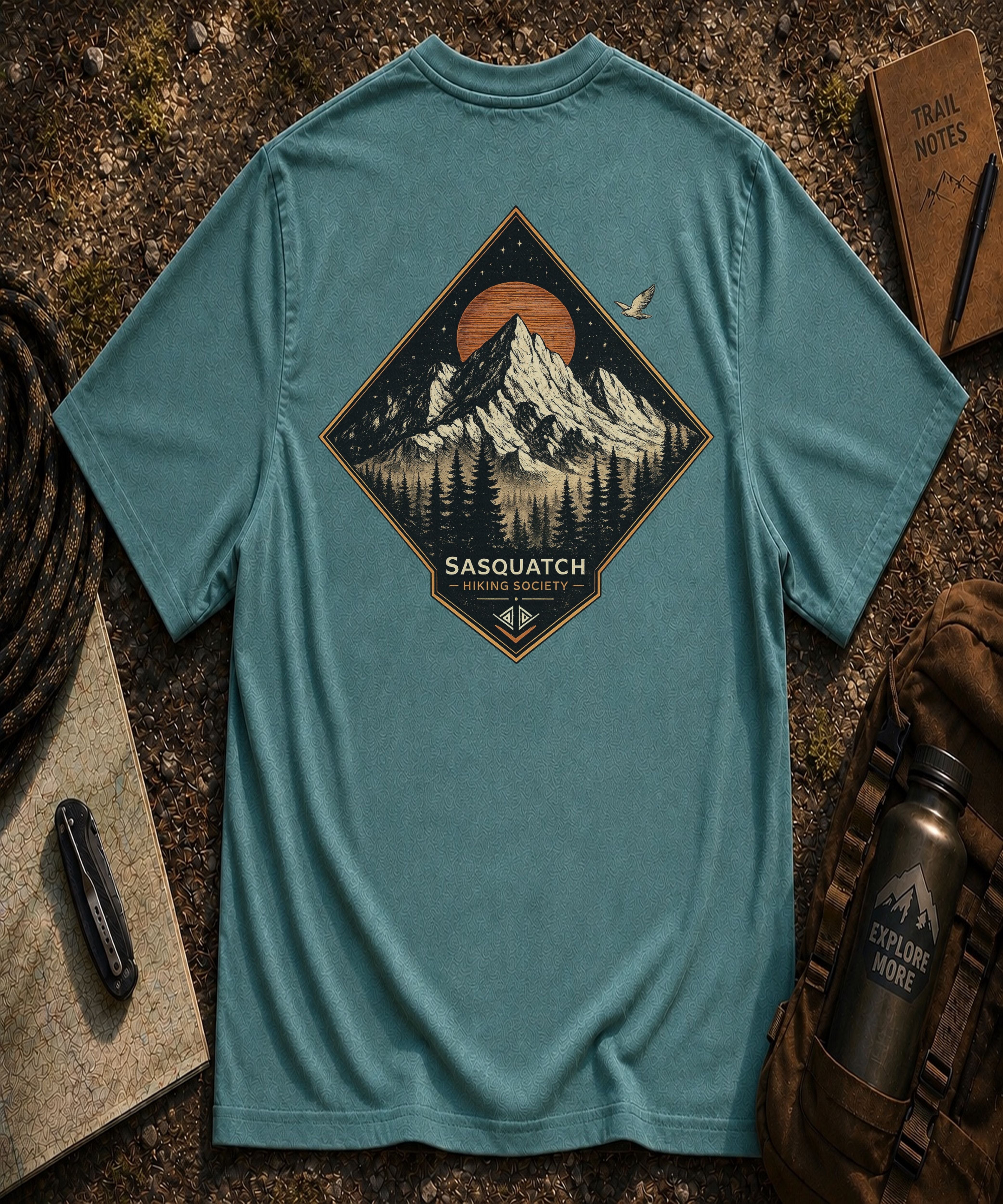 Geometric Eagle Tee