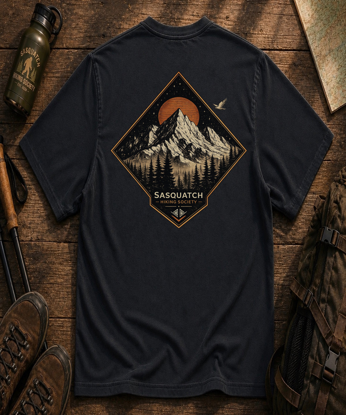 Geometric Eagle Tee