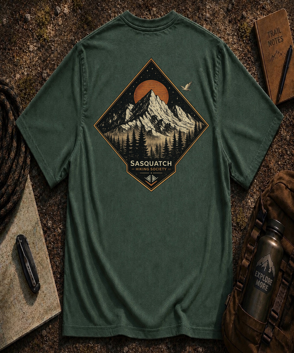 Geometric Eagle Tee