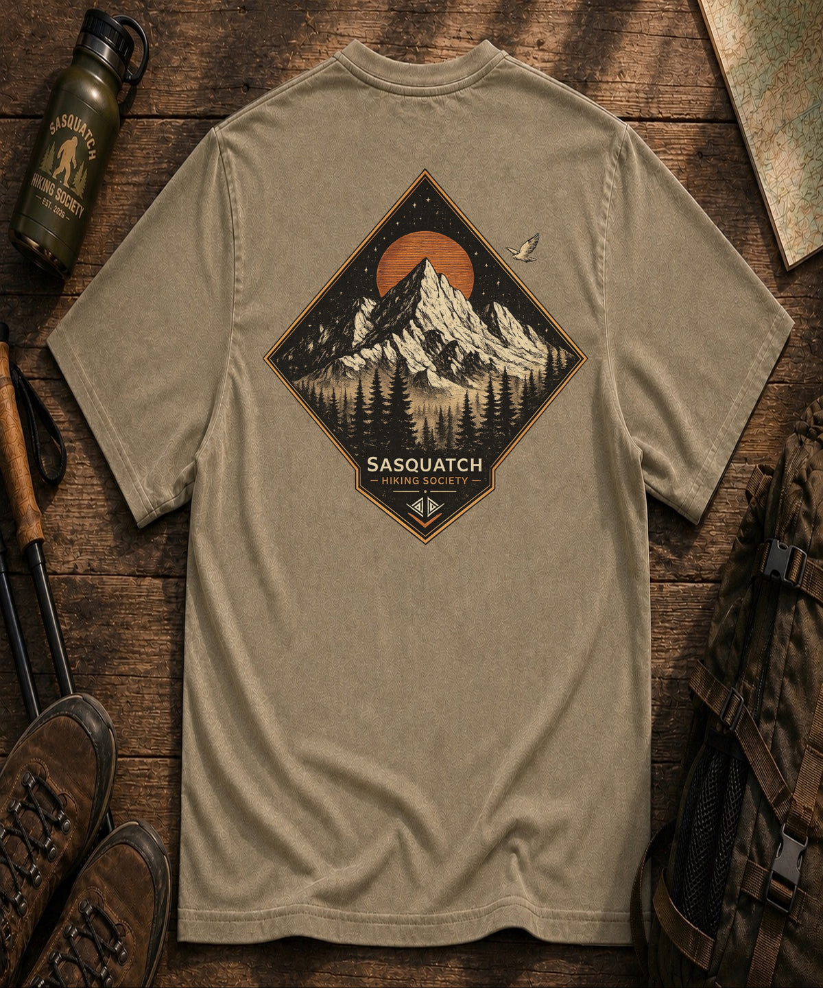 Geometric Eagle Tee
