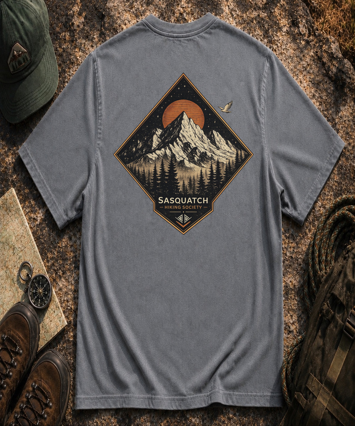 Geometric Eagle Tee