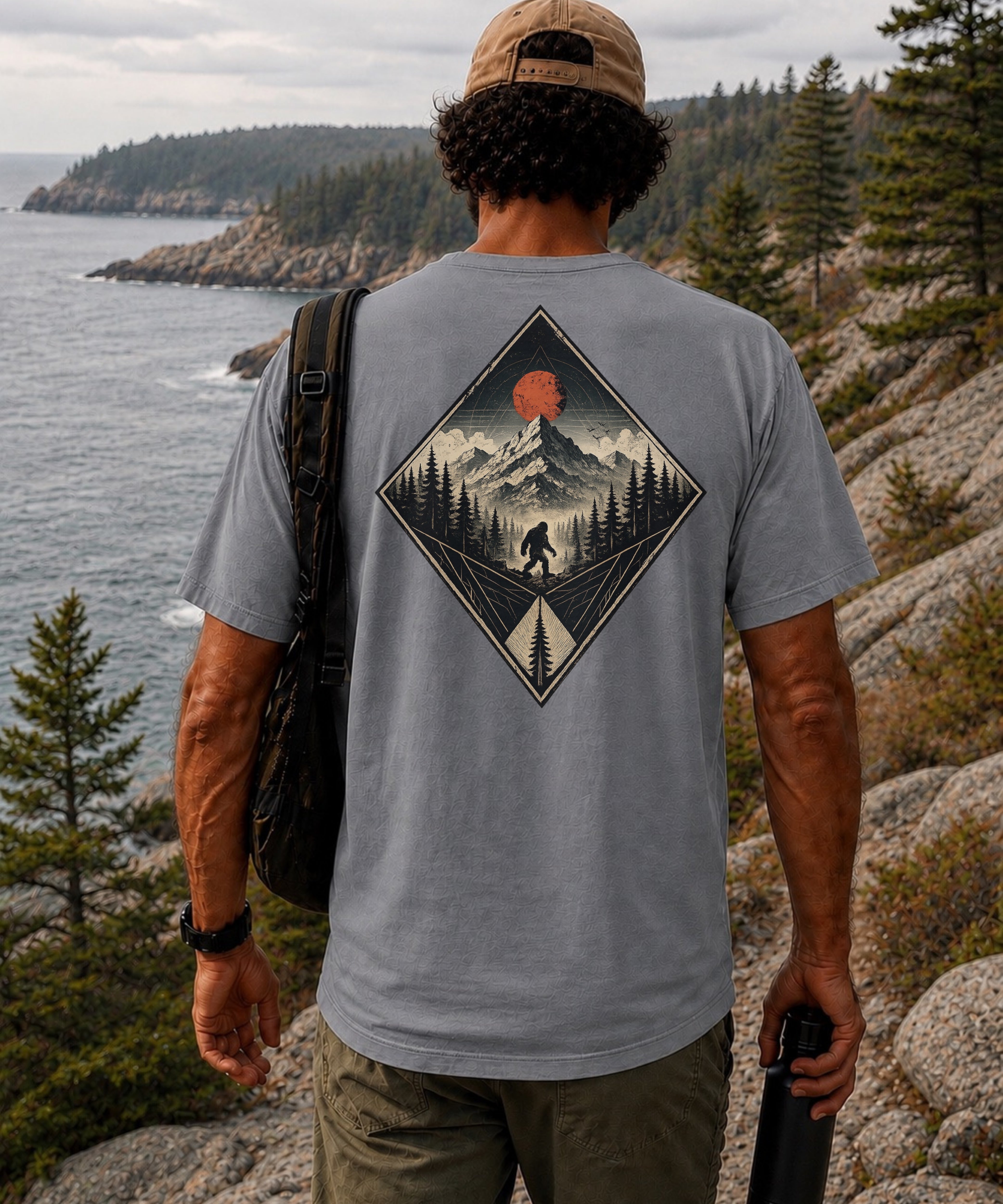 Geometric Diamond Tee