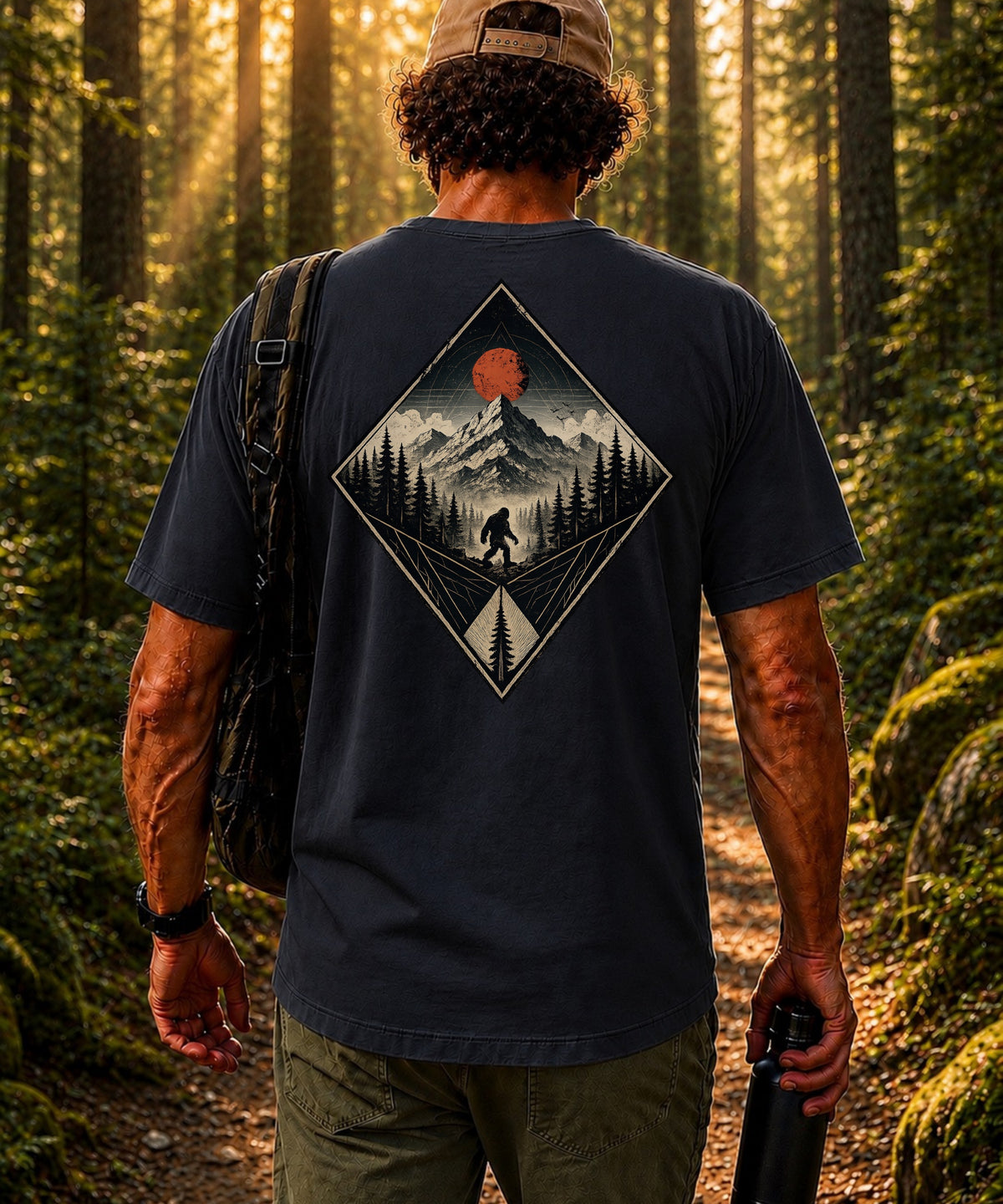Geometric Diamond Tee