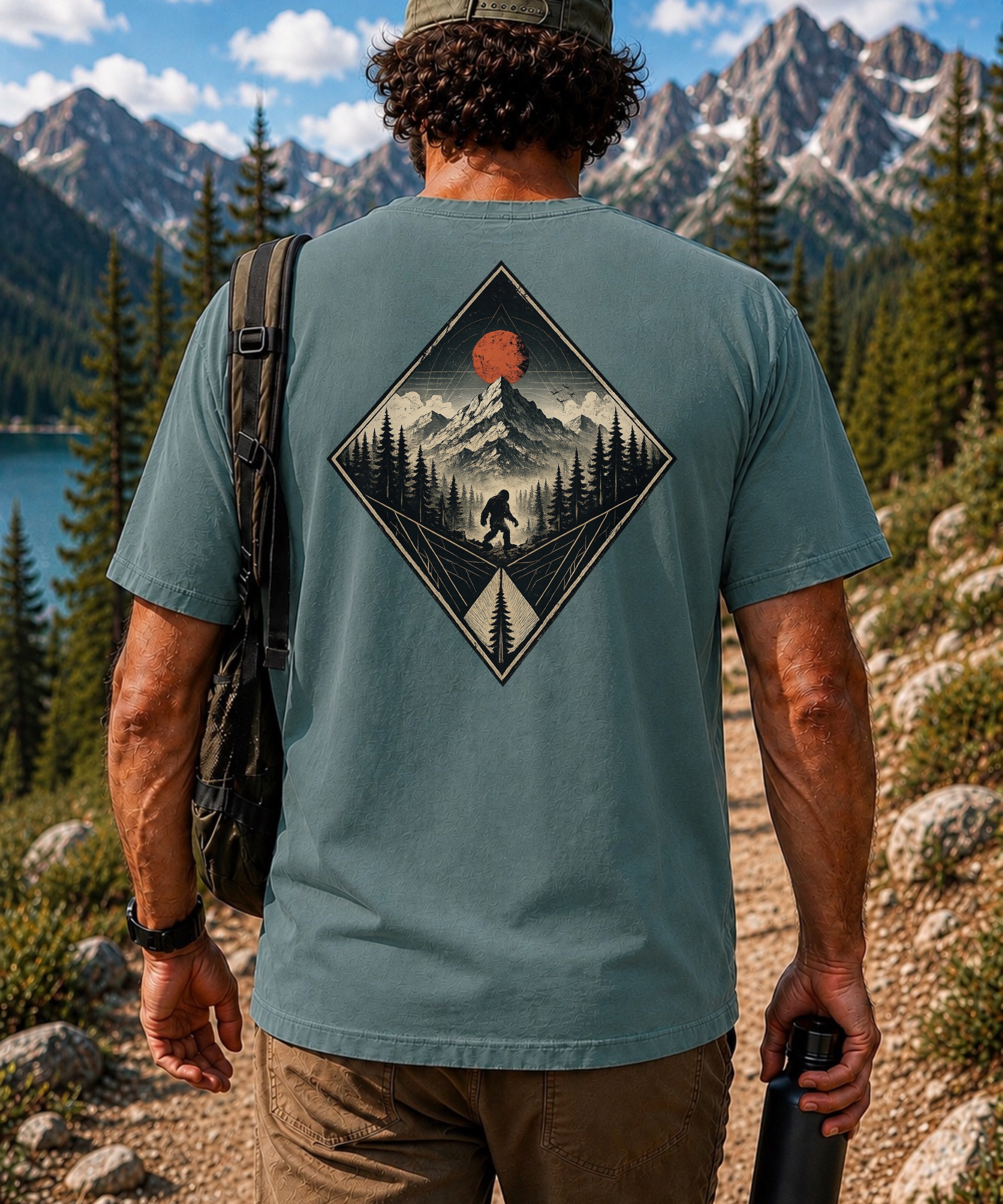 Geometric Diamond Tee