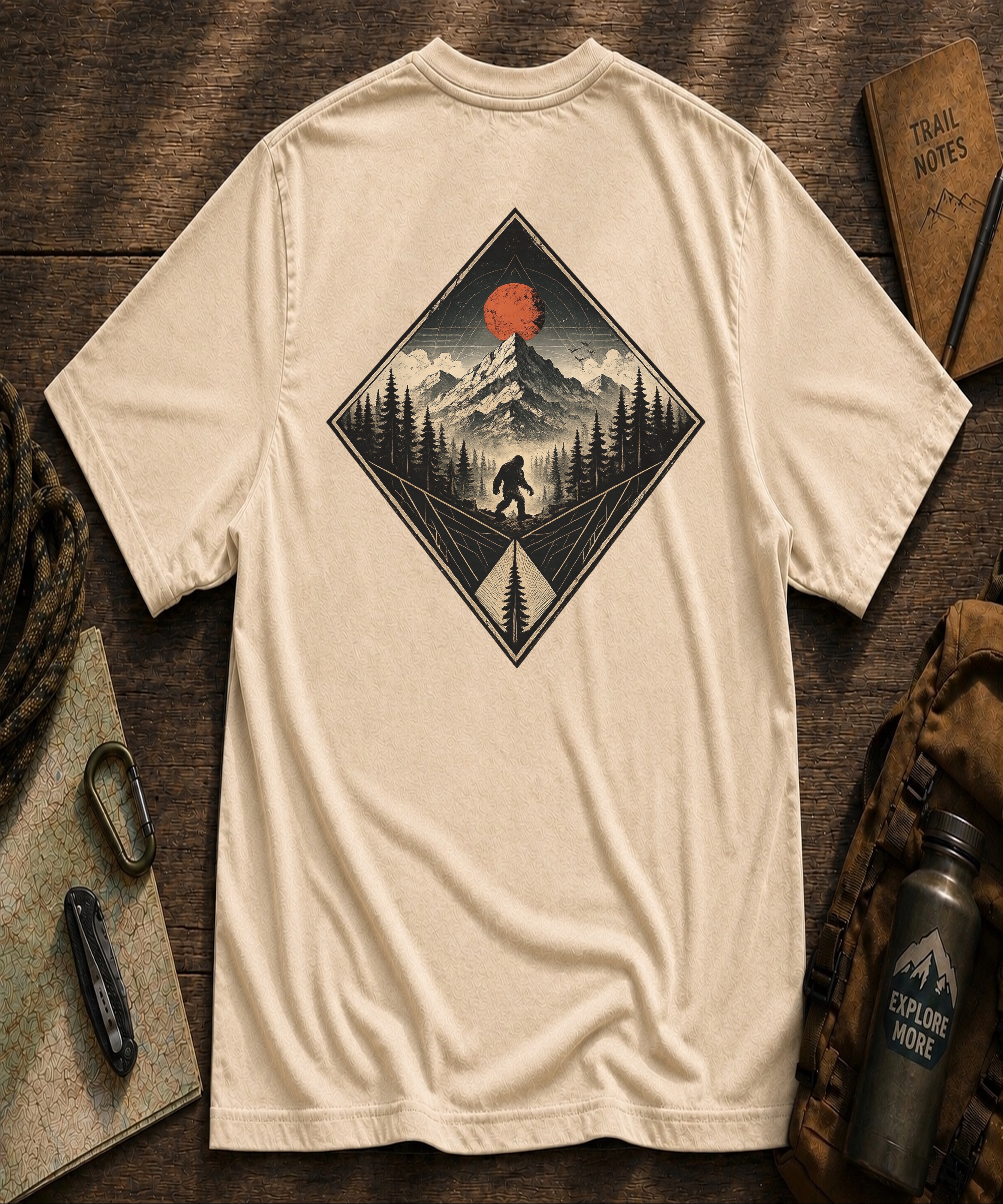 Geometric Diamond Tee
