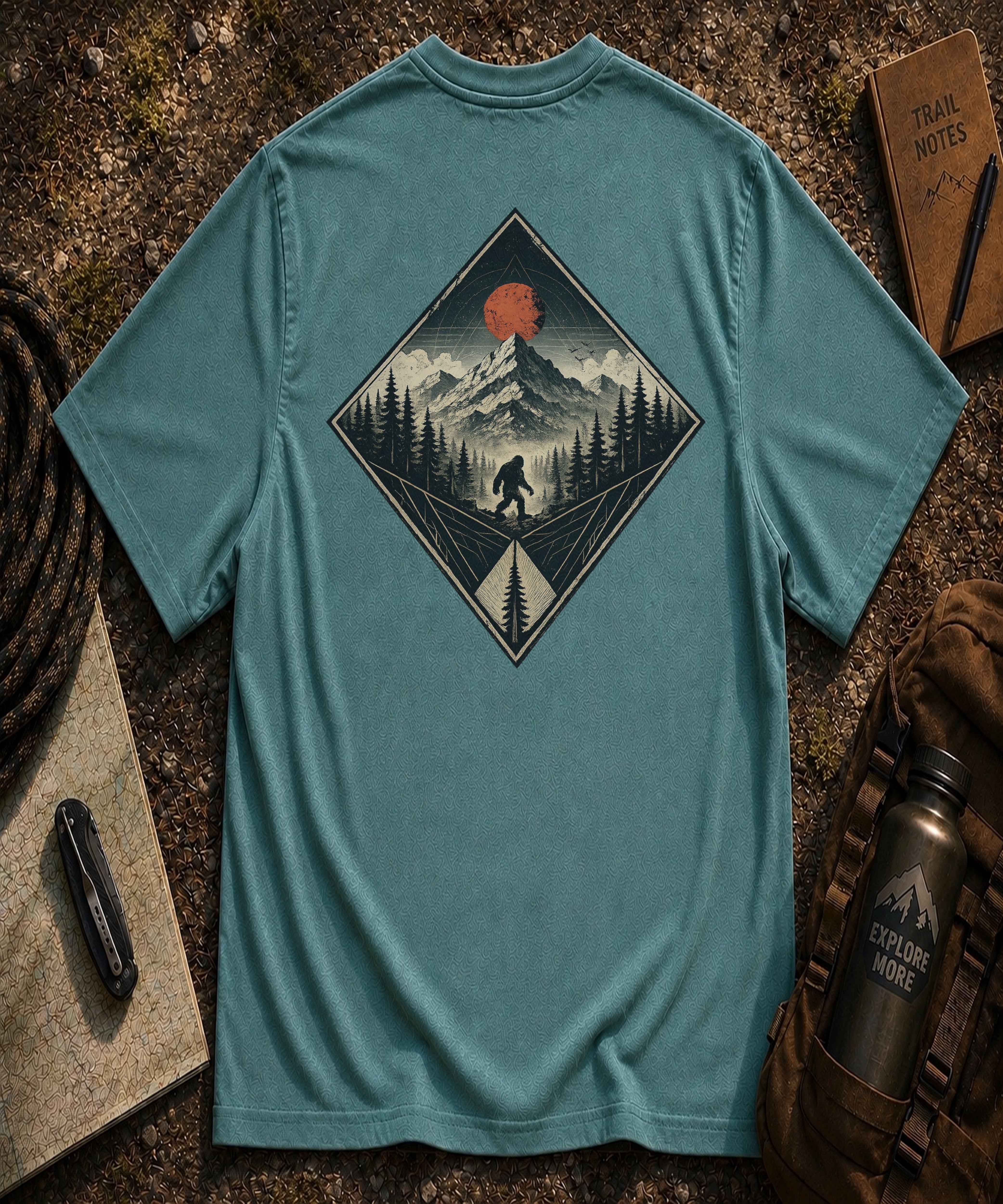 Geometric Diamond Tee