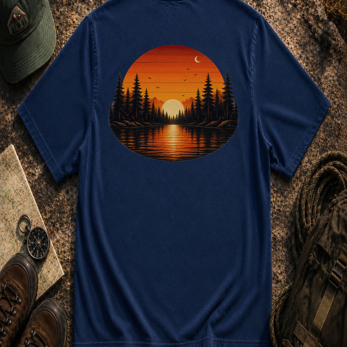 Retro Sunset Tee