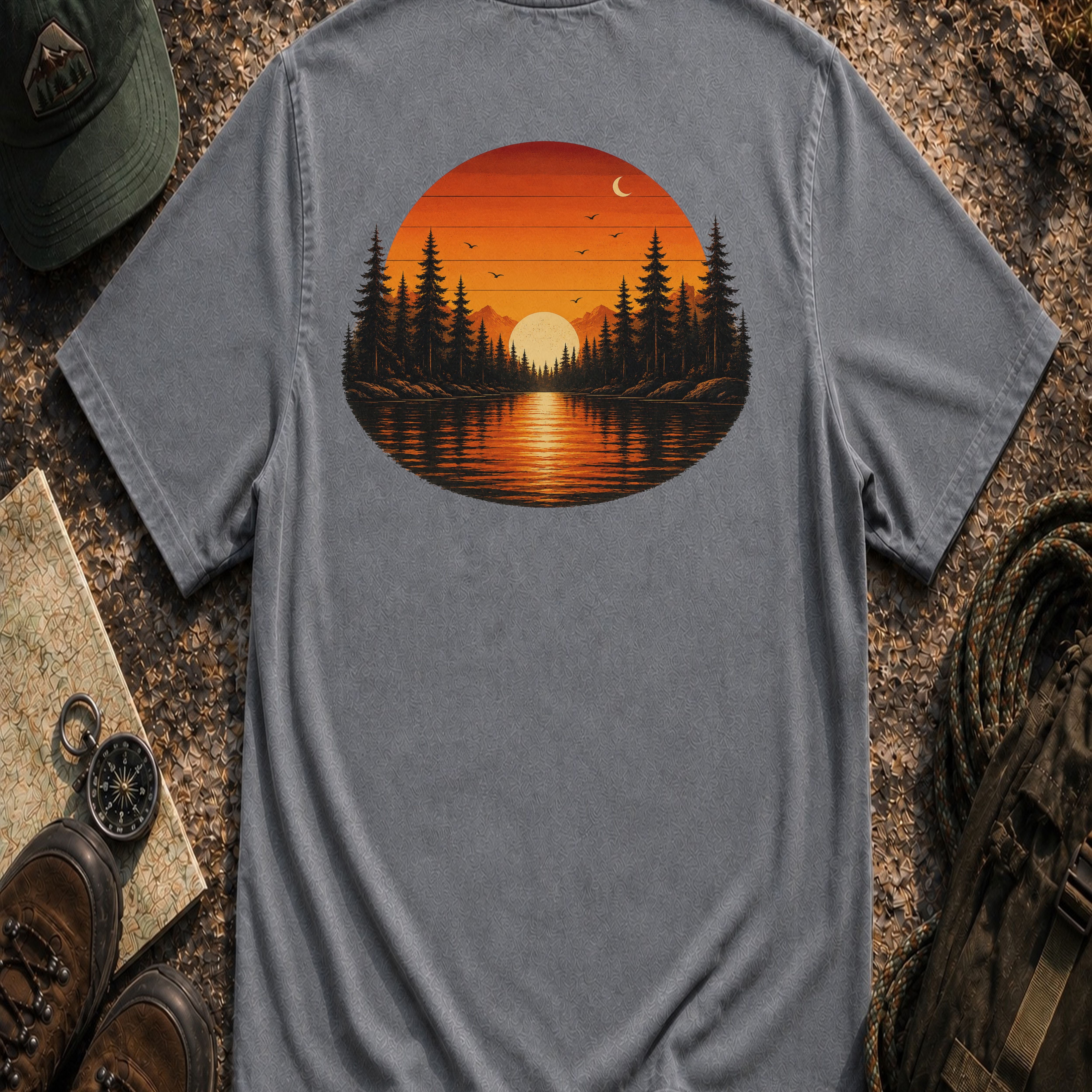 Retro Sunset Tee
