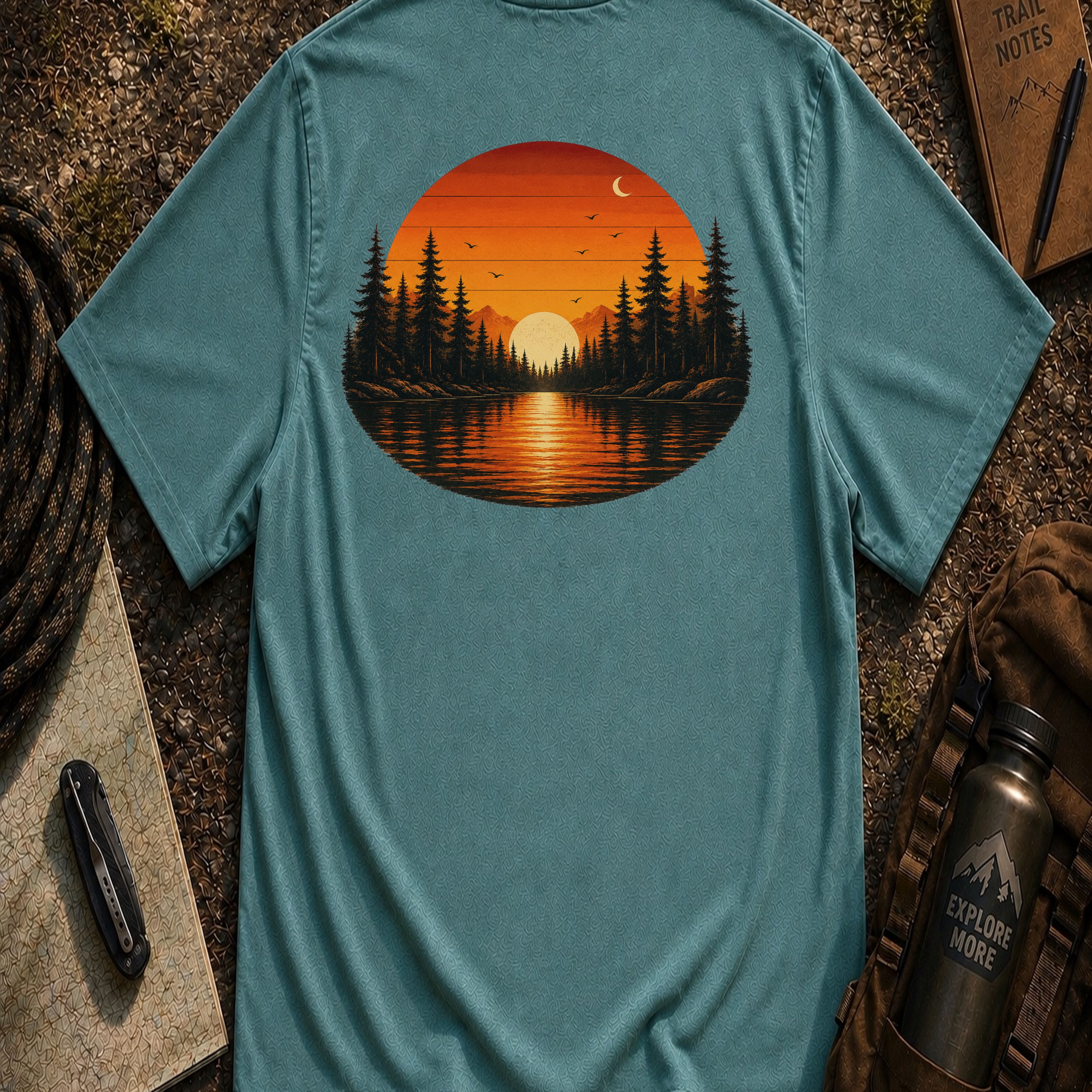 Retro Sunset Tee