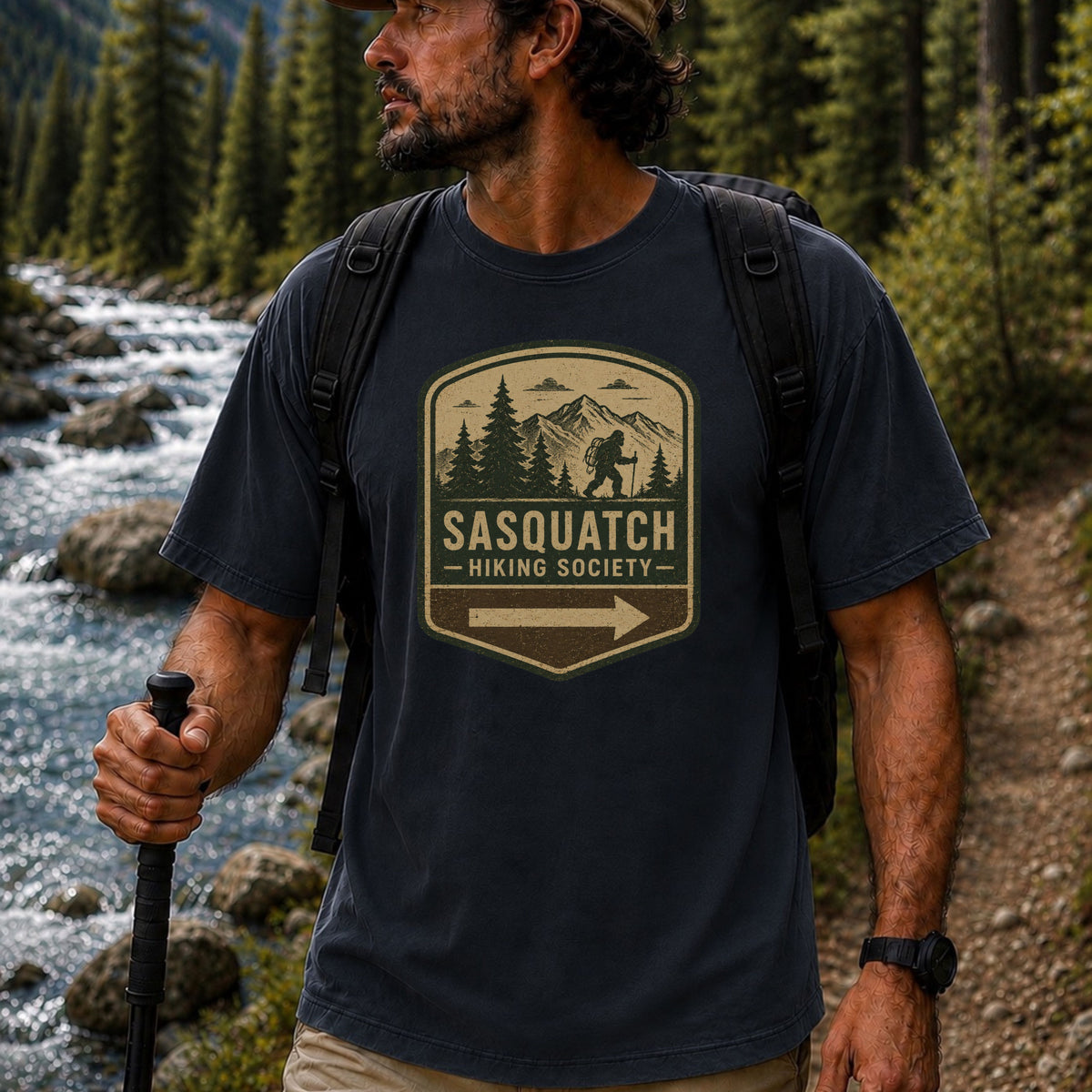 Sasquatch Trail Patch Tee