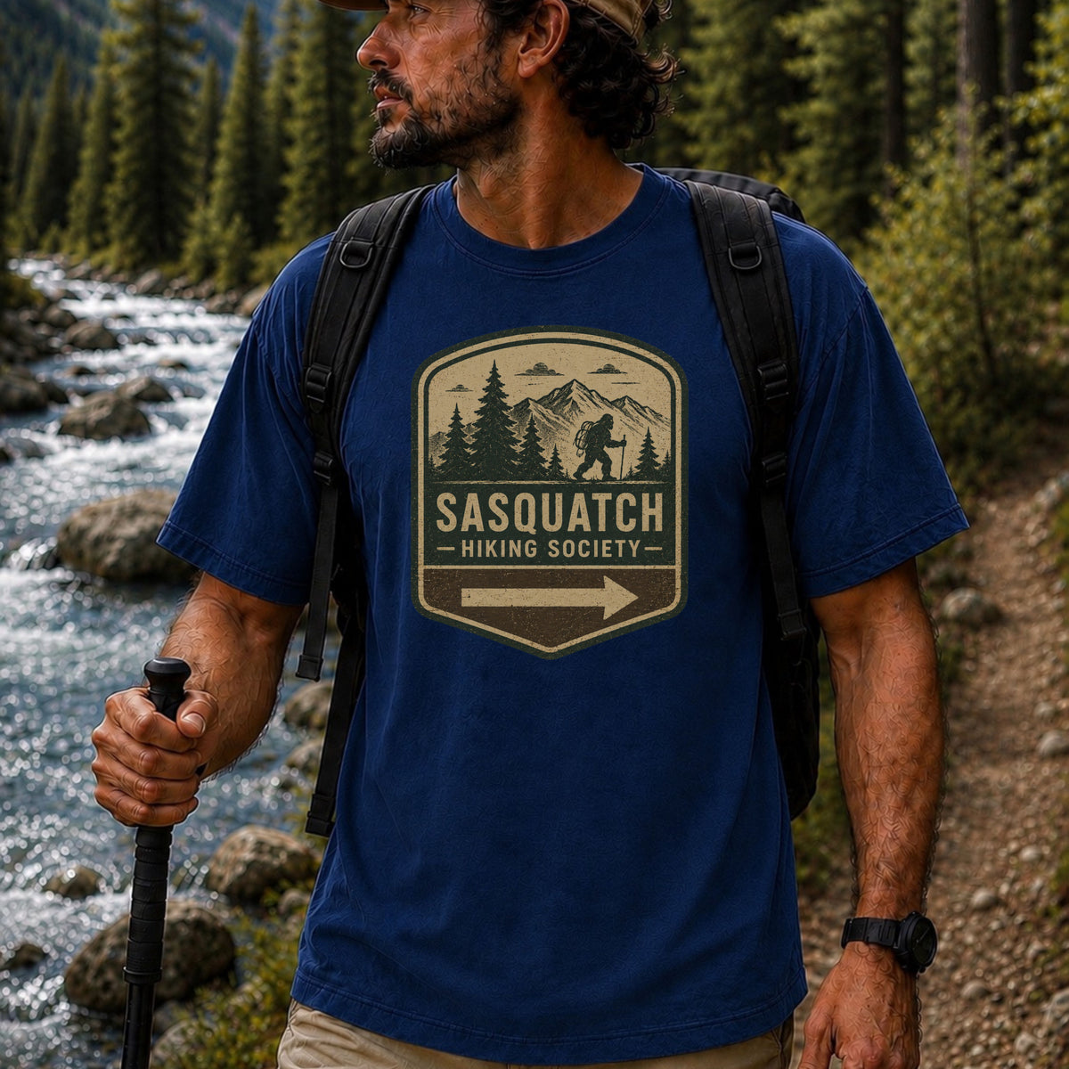 Sasquatch Trail Patch Tee