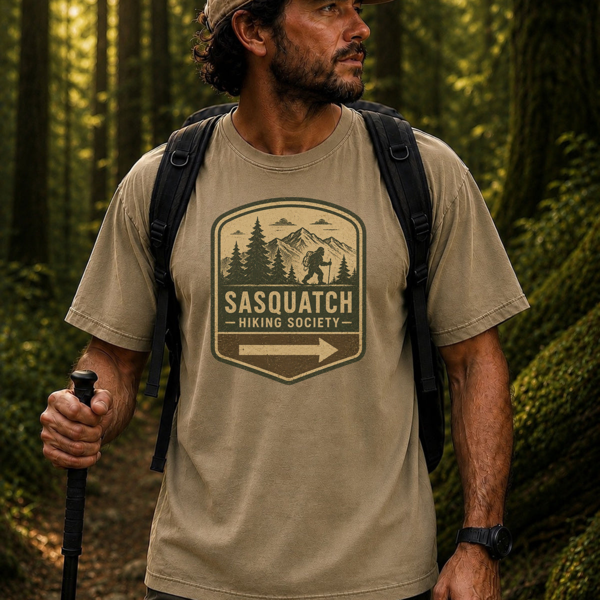 Sasquatch Trail Patch Tee
