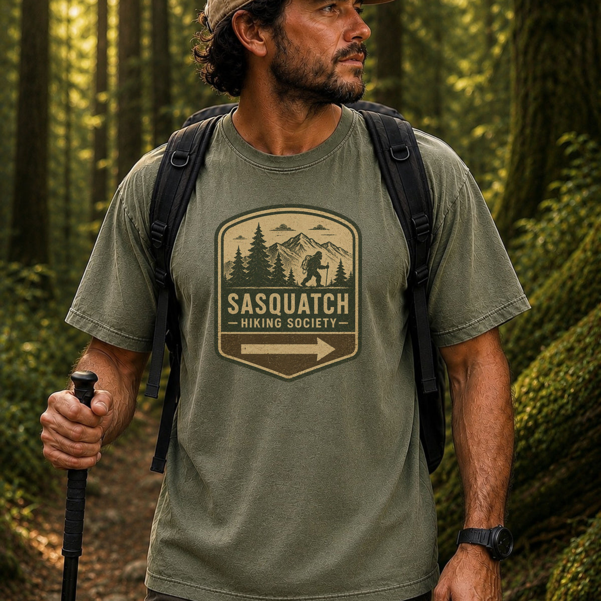 Sasquatch Trail Patch Tee