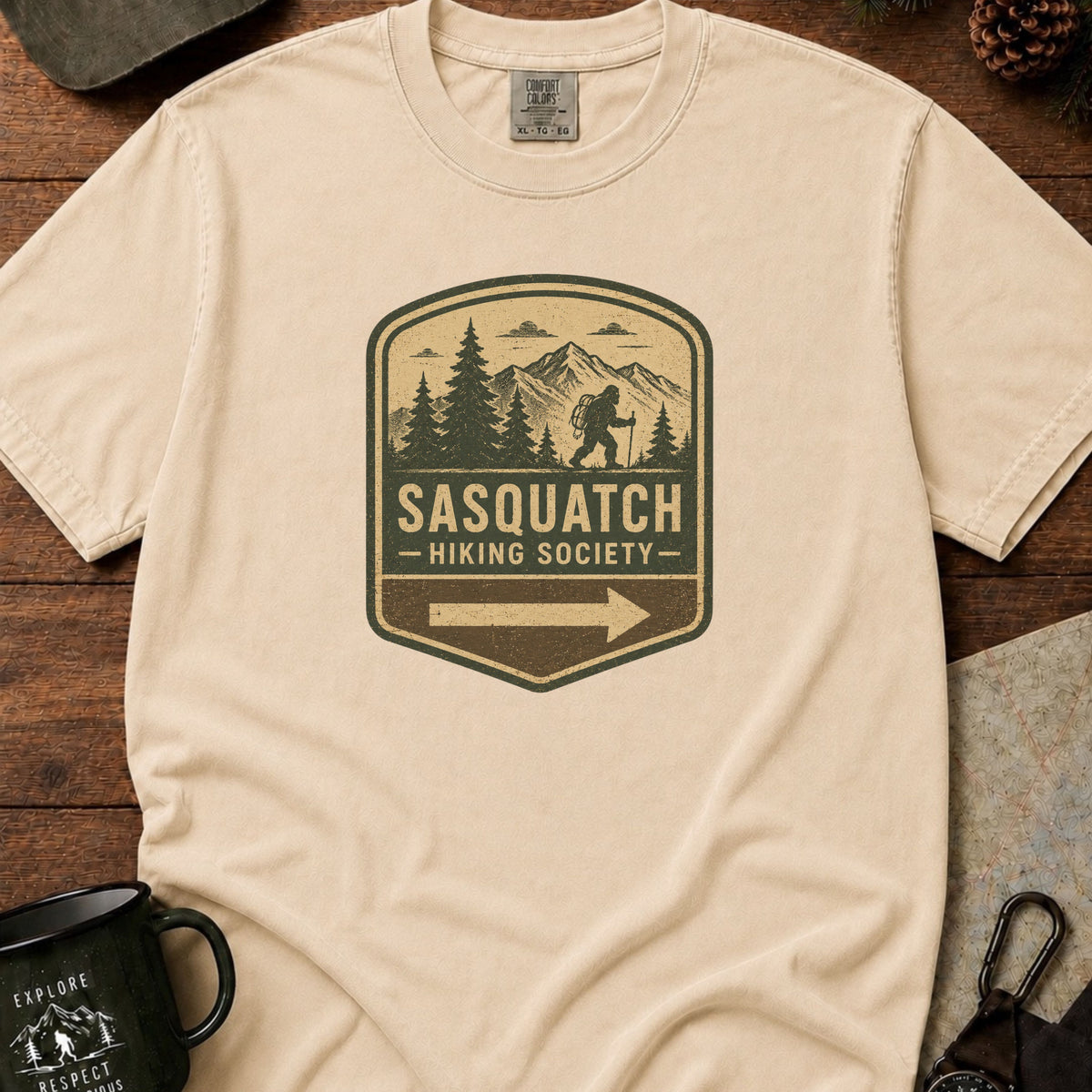 Sasquatch Trail Patch Tee