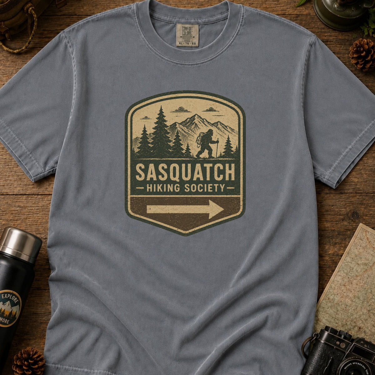 Sasquatch Trail Patch Tee
