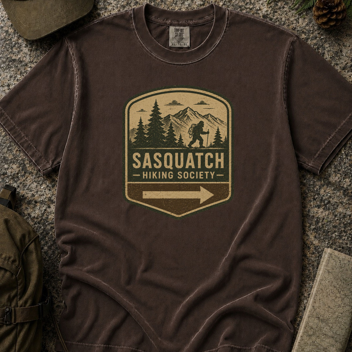 Sasquatch Trail Patch Tee