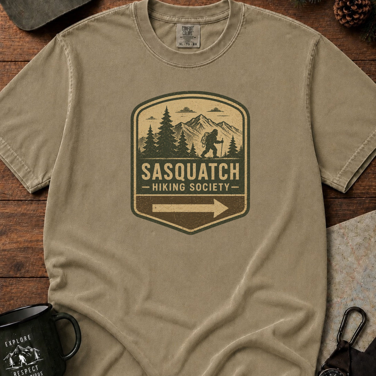 Sasquatch Trail Patch Tee