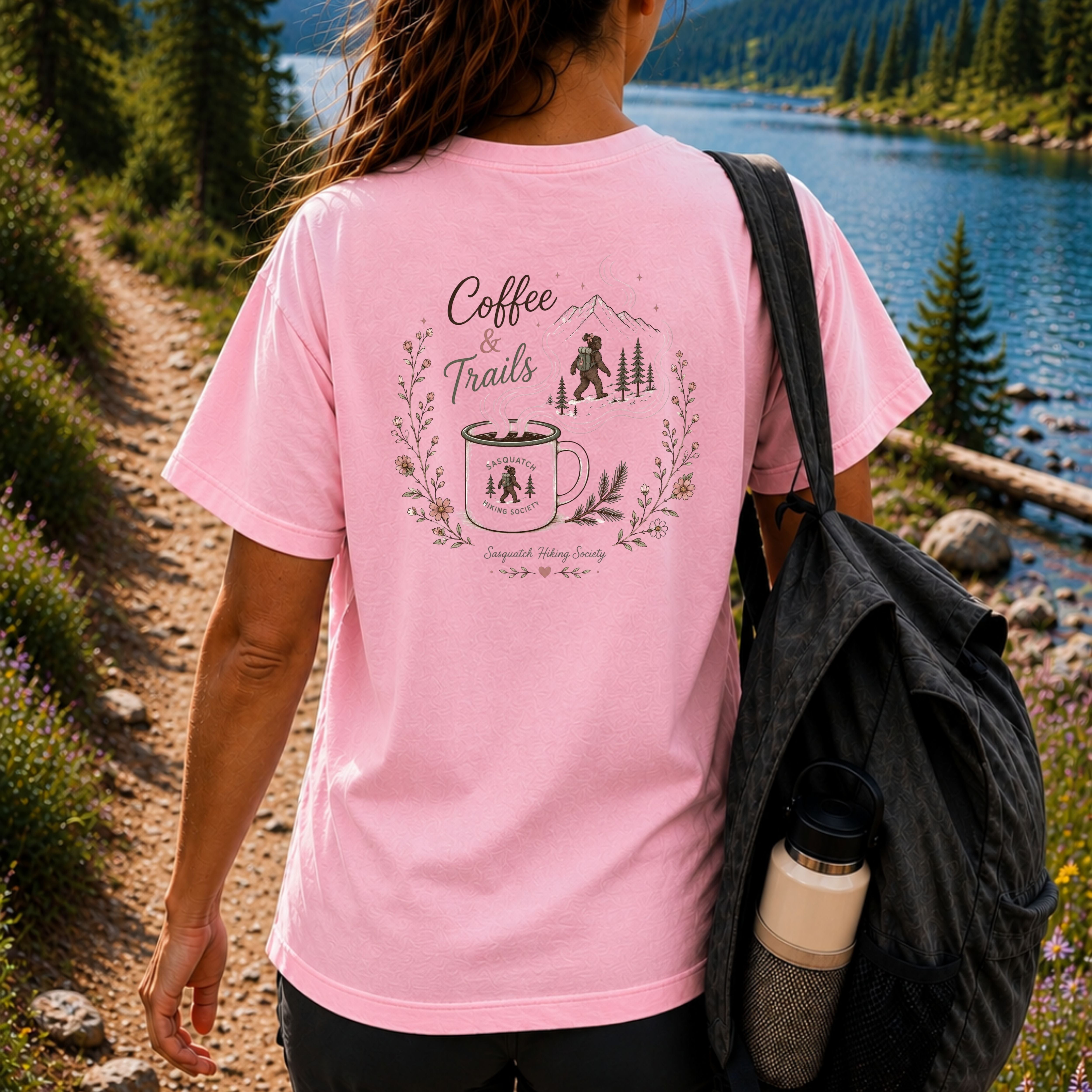 Coffee & Trails Comfort Colors Tee