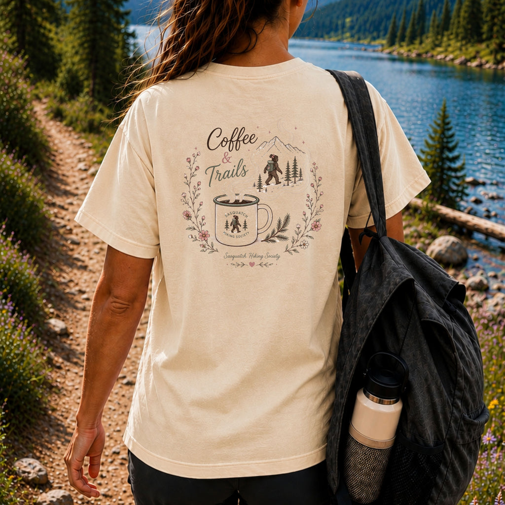 Coffee & Trails Comfort Colors Tee