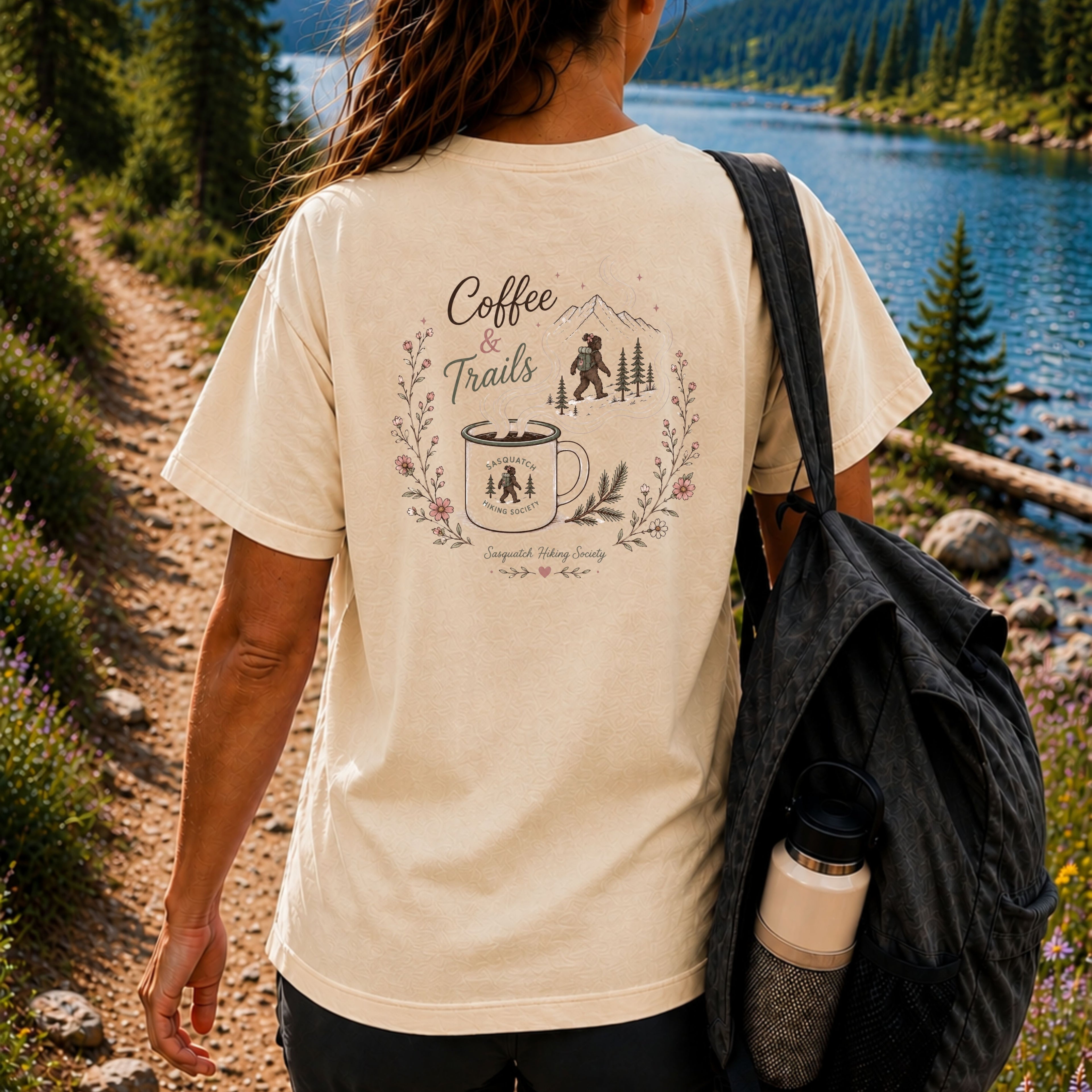 Coffee & Trails Comfort Colors Tee