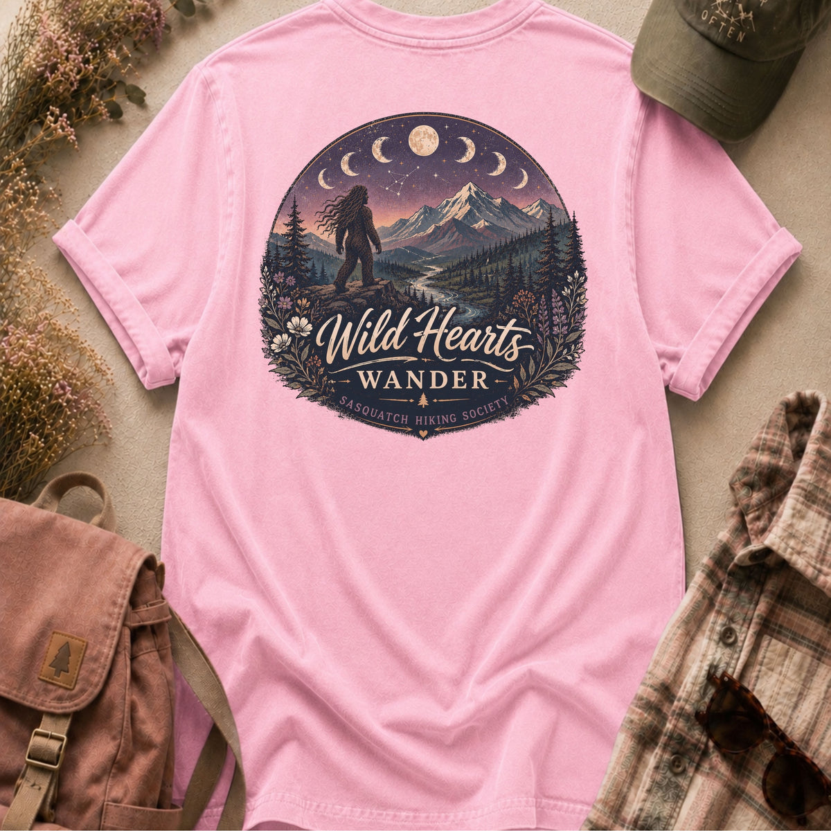 Wild Hearts Wander Comfort Colors Tee