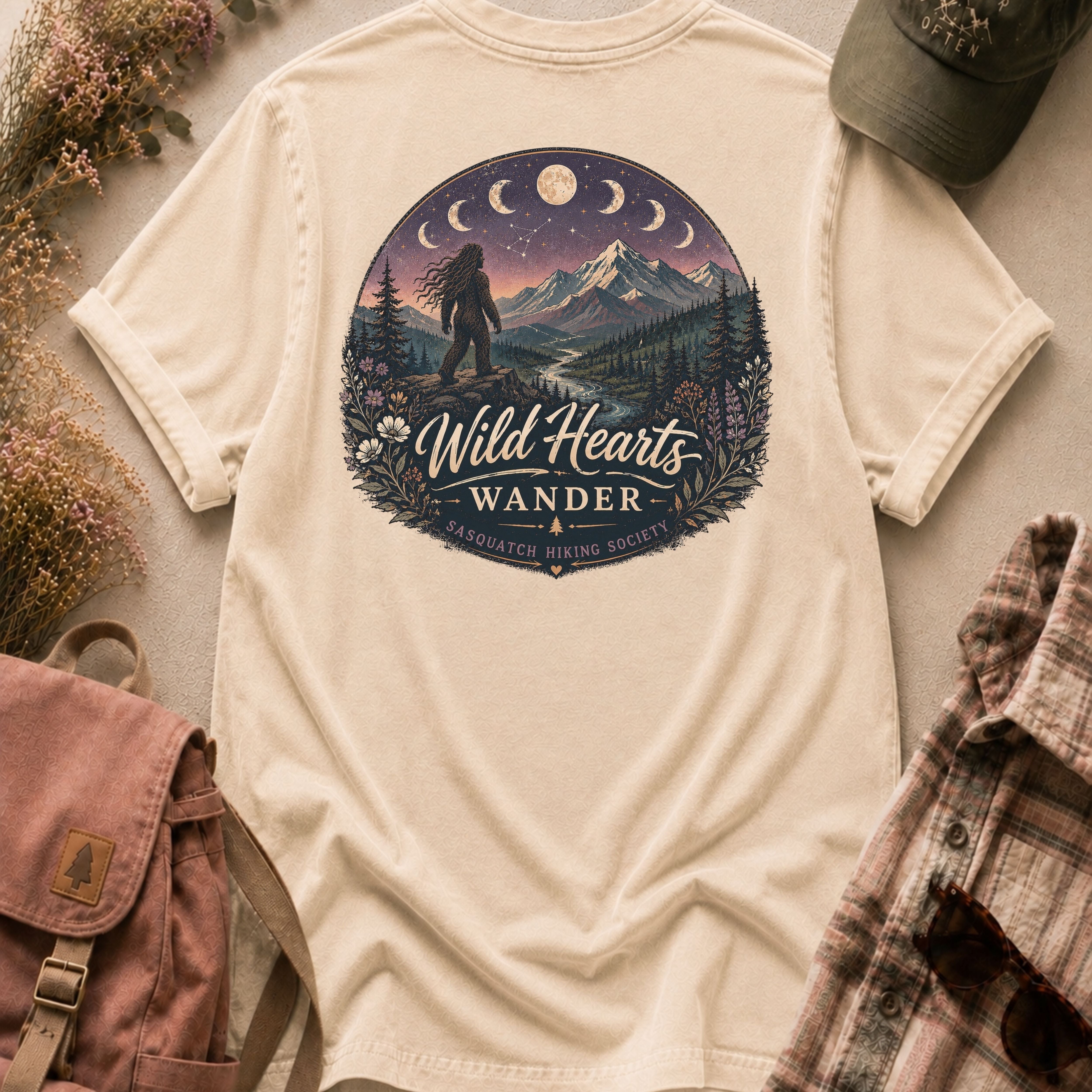 Wild Hearts Wander Comfort Colors Tee