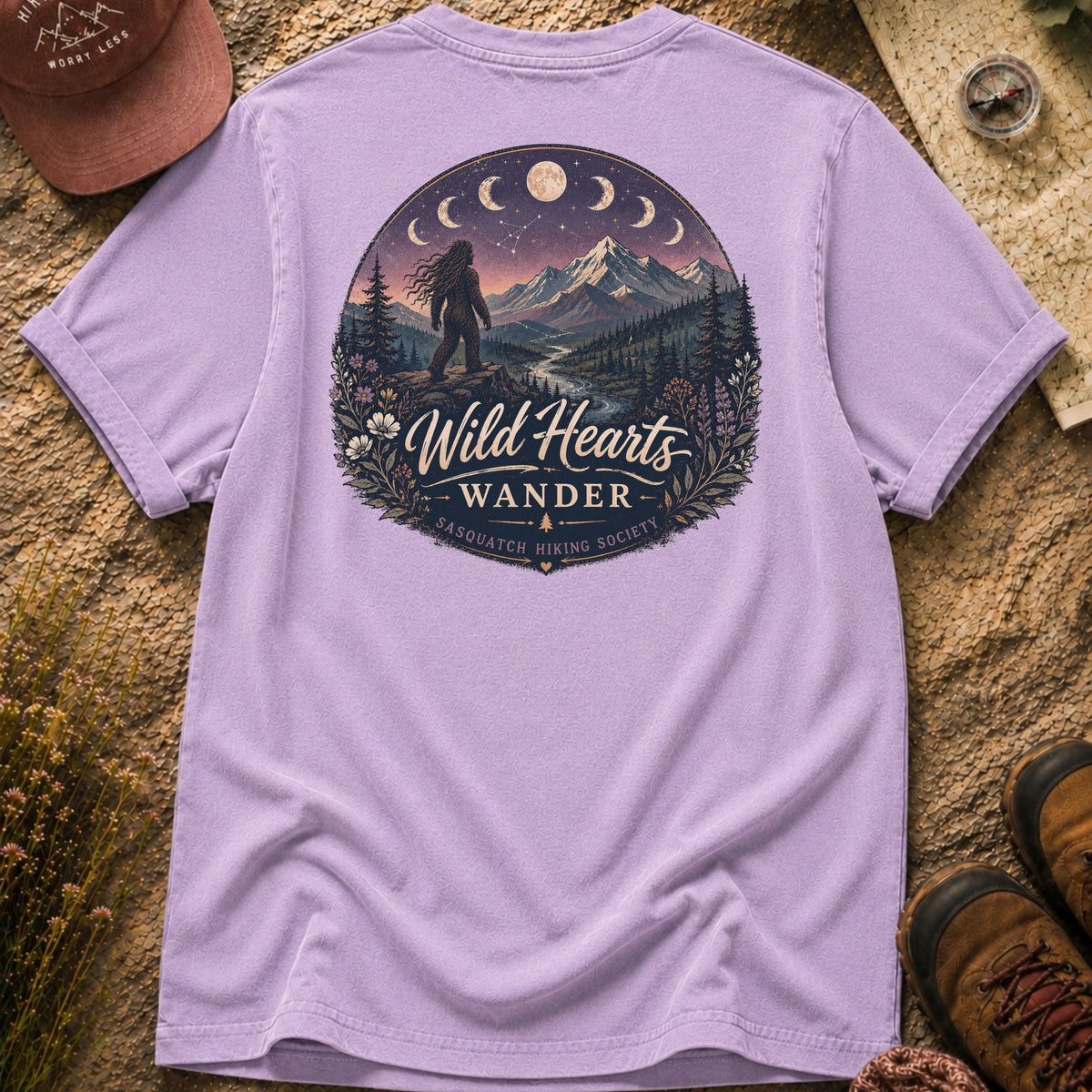 Wild Hearts Wander Comfort Colors Tee