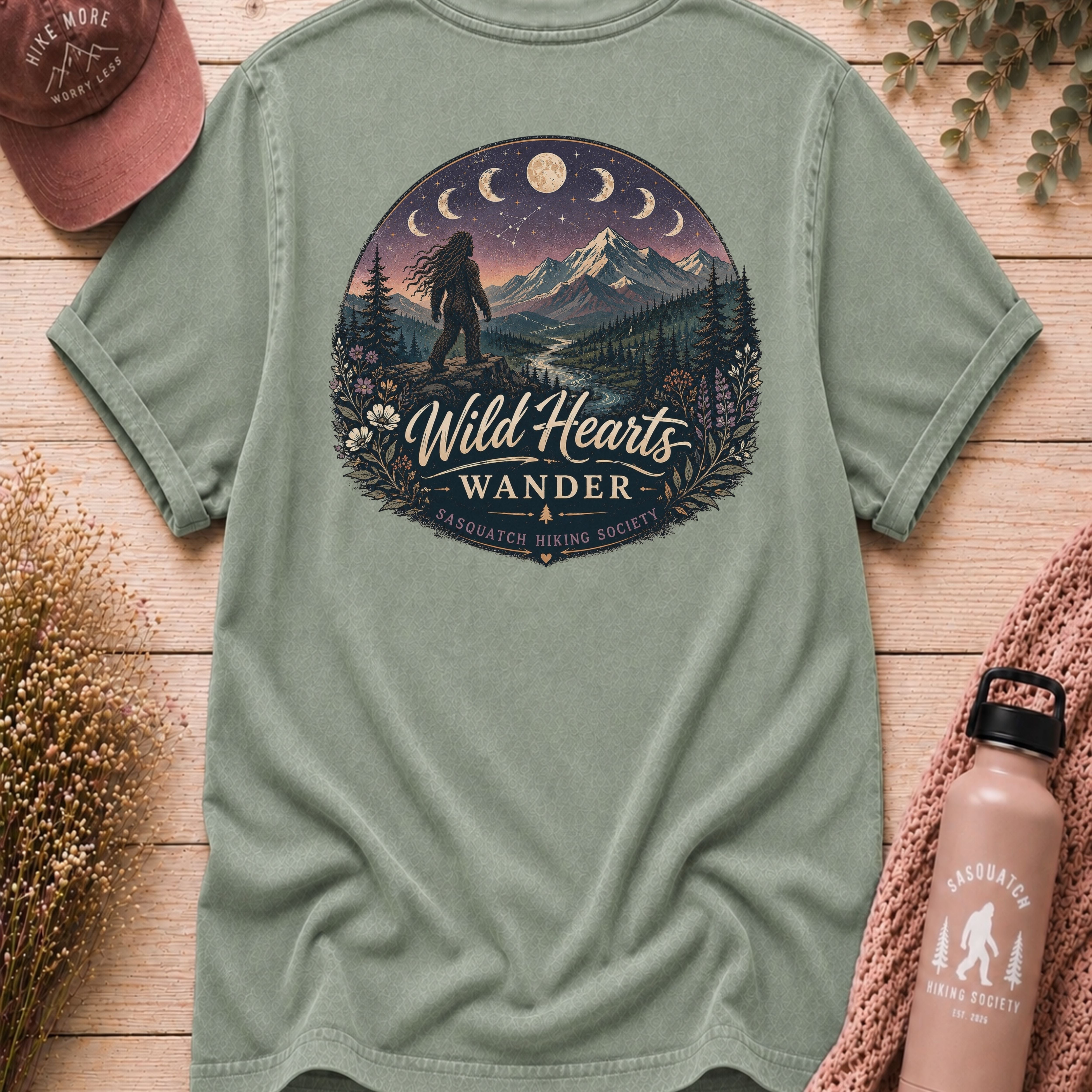 Wild Hearts Wander Comfort Colors Tee