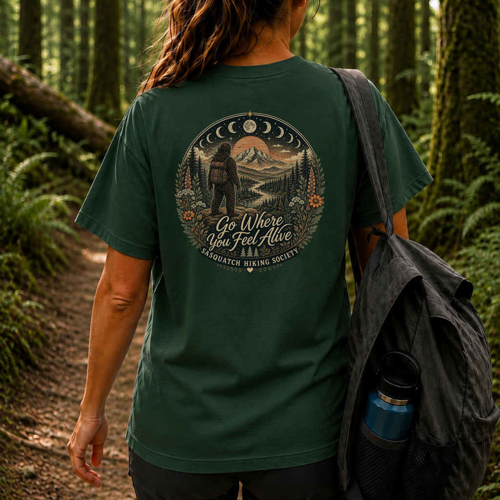 Go Where You Feel Alive Comfort Colors Tee