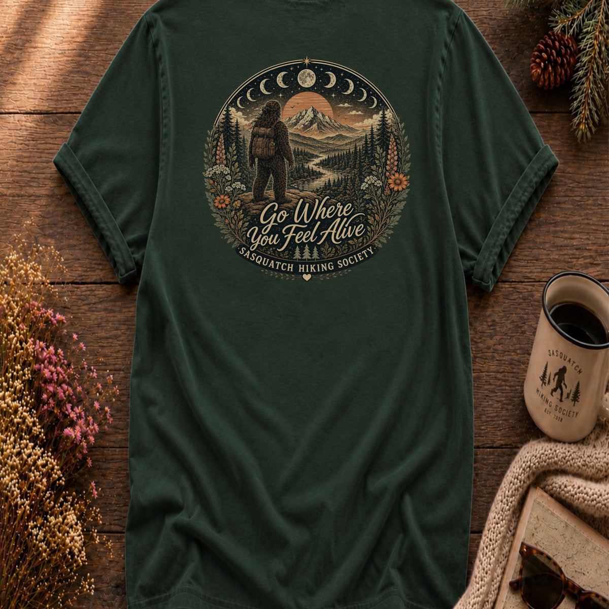 Go Where You Feel Alive Comfort Colors Tee