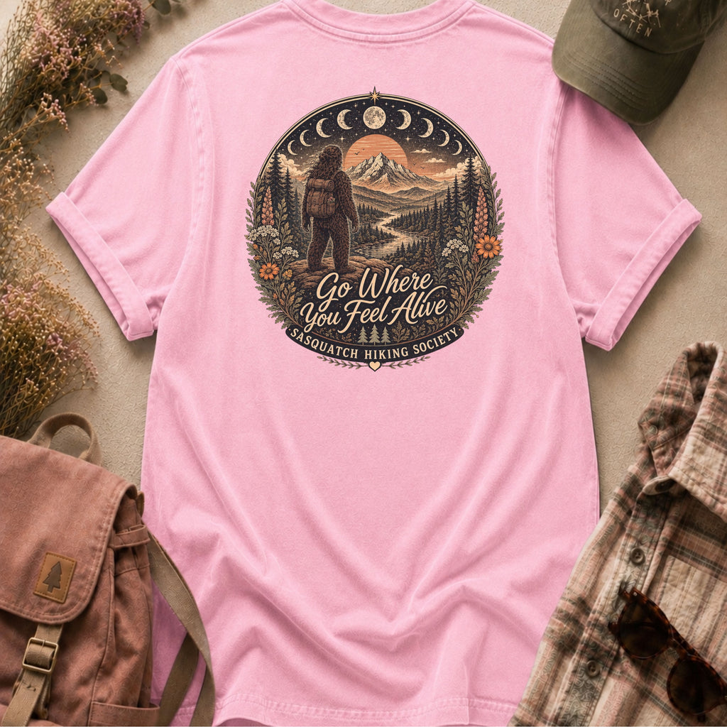 Go Where You Feel Alive Comfort Colors Tee