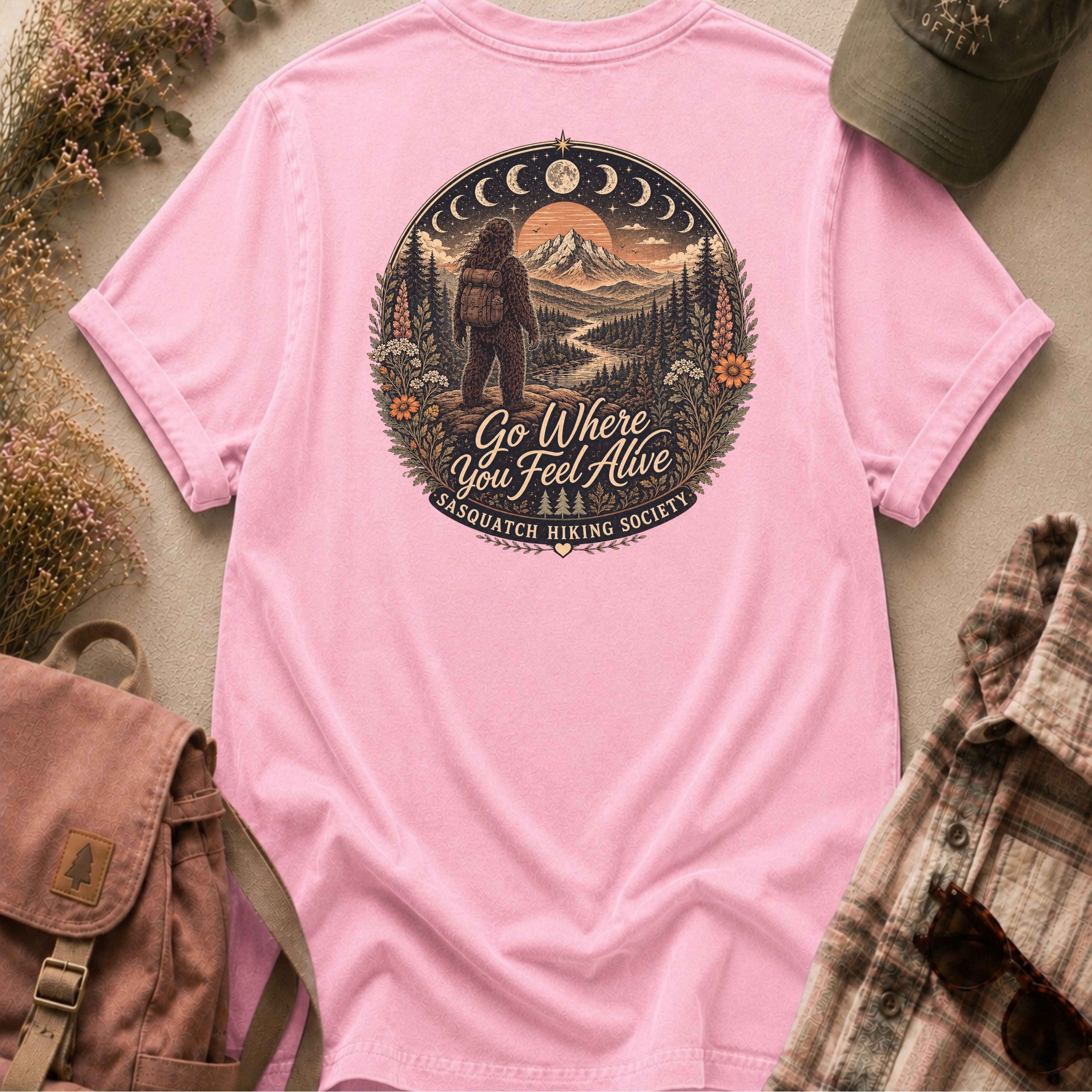 Go Where You Feel Alive Comfort Colors Tee