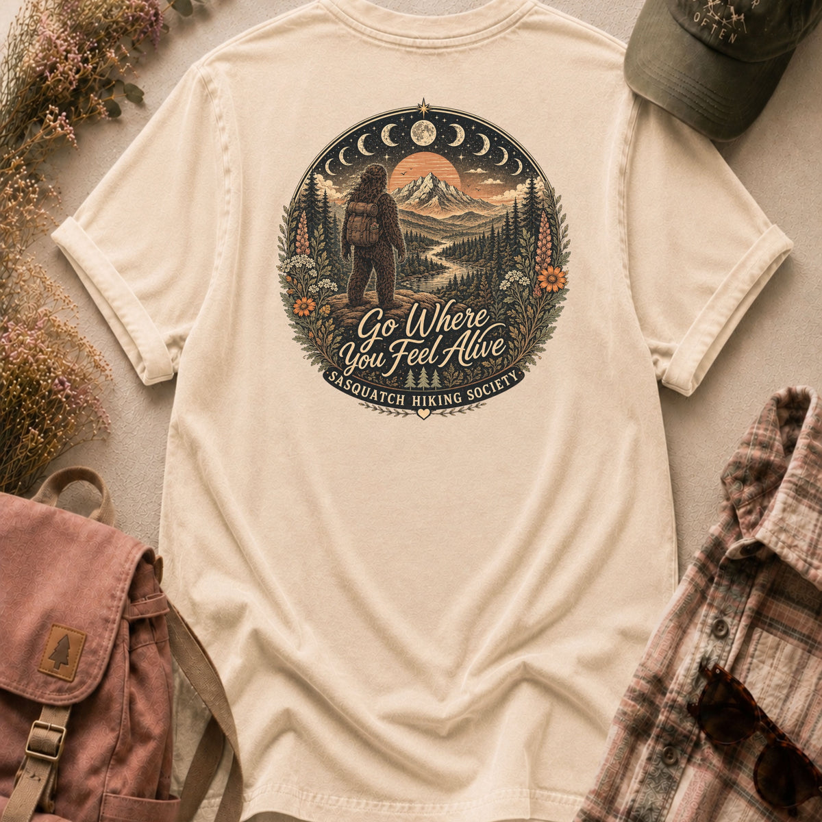 Go Where You Feel Alive Comfort Colors Tee