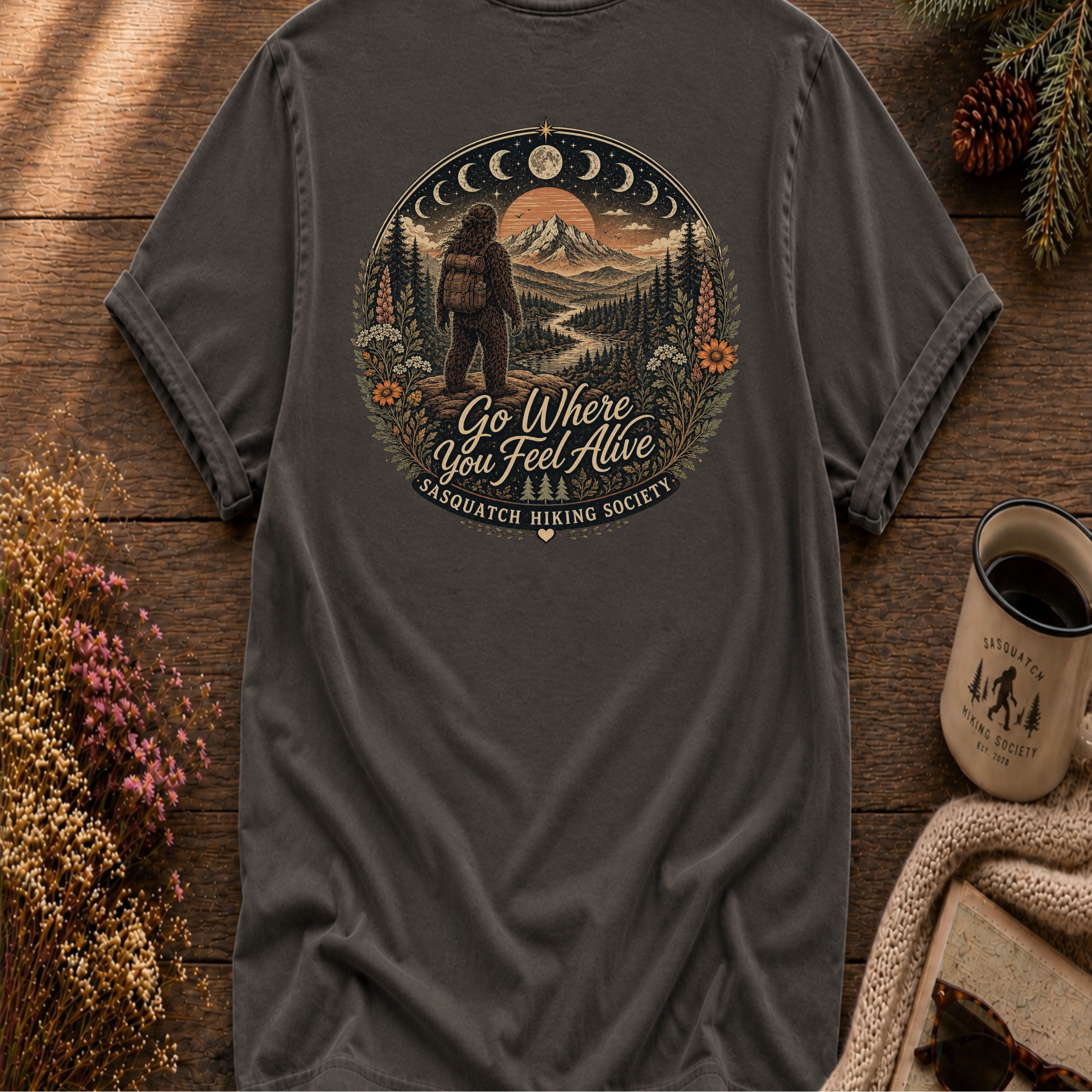 Go Where You Feel Alive Comfort Colors Tee