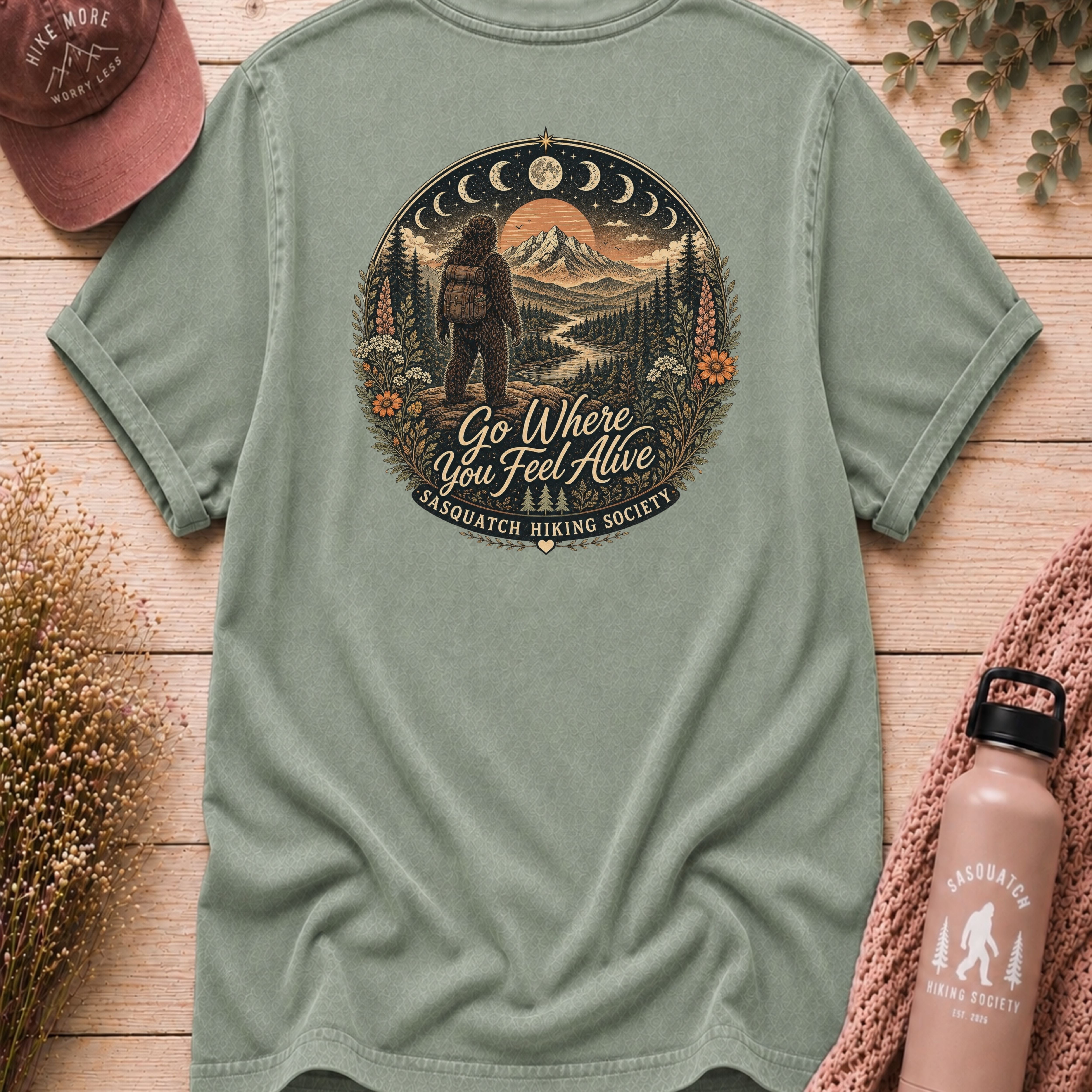 Go Where You Feel Alive Comfort Colors Tee