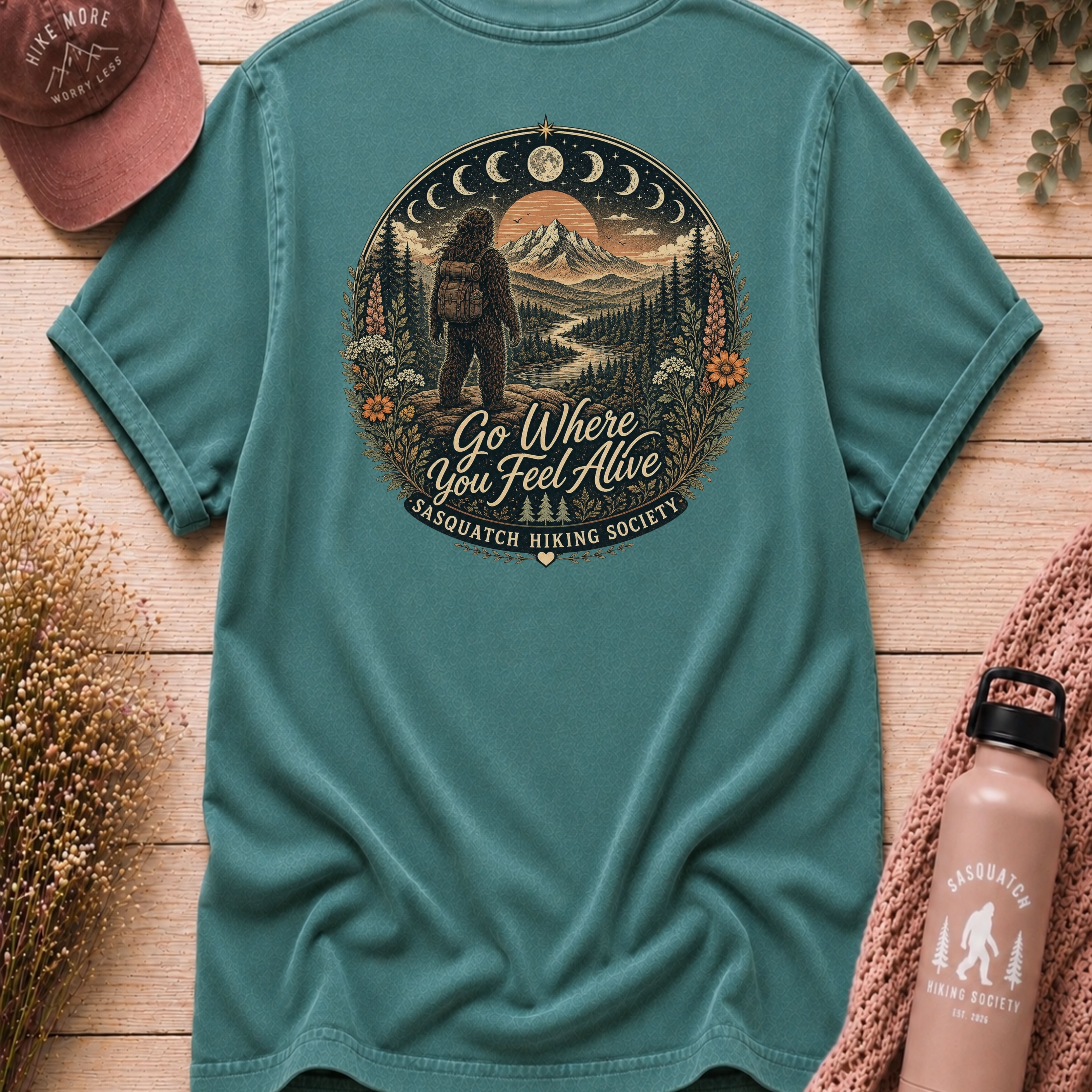 Go Where You Feel Alive Comfort Colors Tee