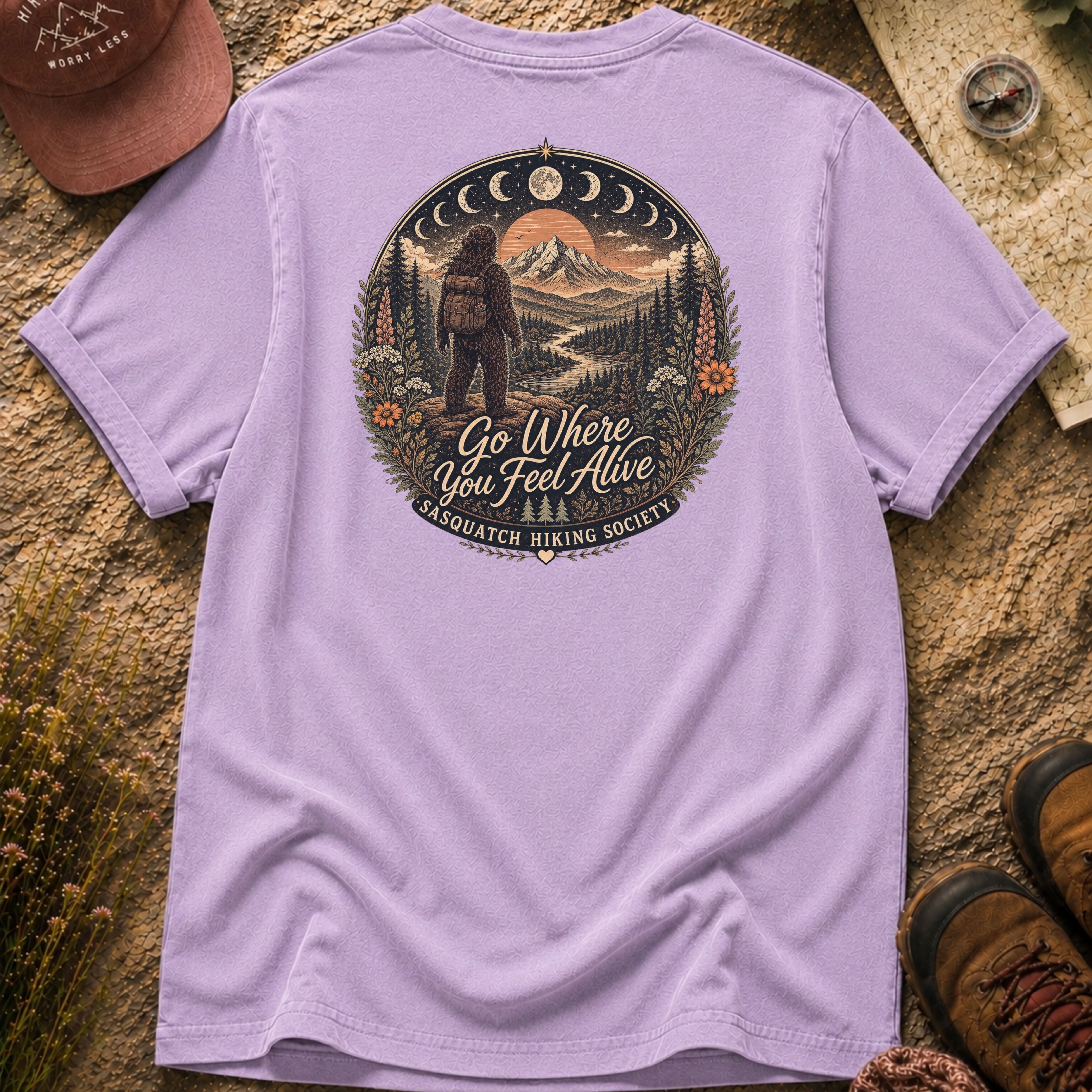 Go Where You Feel Alive Comfort Colors Tee