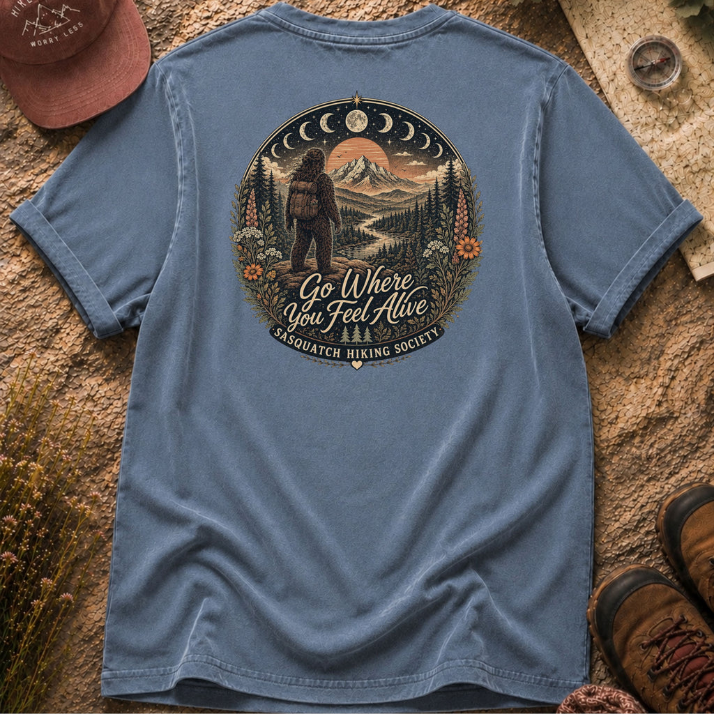 Go Where You Feel Alive Comfort Colors Tee