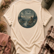 Nature Heals Quietly Comfort Colors Tee